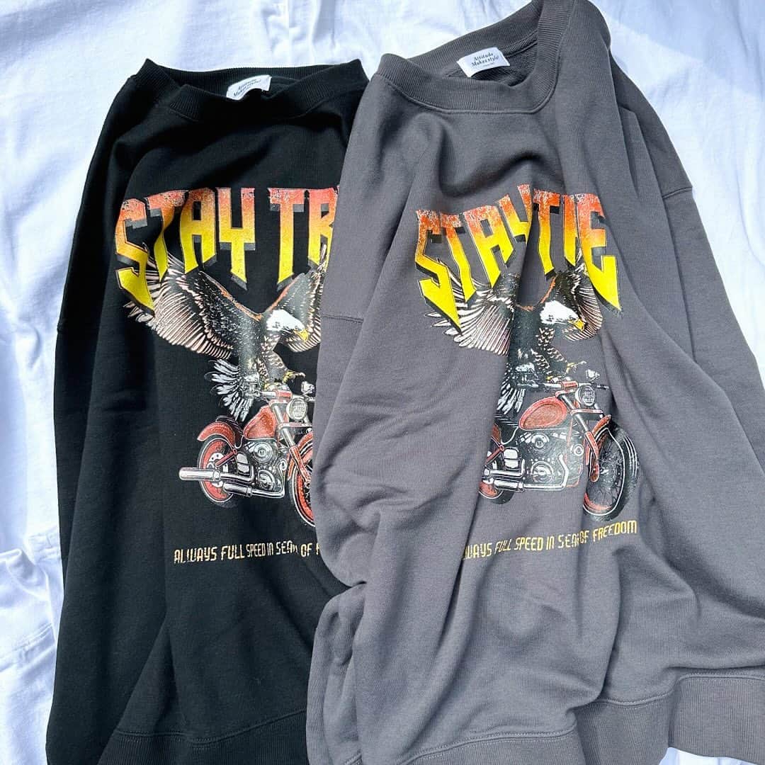 スピンズさんのインスタグラム写真 - (スピンズInstagram)「\ Nem item / ︎︎✿プリントロゴスウェット/イーグル ￥4,389 tax in ⁡ 古着っぽい加工感がかわいいスウェットが入荷しました🩶 ⁡ カラーバリエーションはブラック、スミ、オートミールの3色展開🎨 ⁡ 古着ミックスコーデやストリートコーデにオススメ！ ⁡ 今回ご紹介したアイテムは 全国の𝗦𝗣𝗜𝗡𝗡𝗦店舗 𝗼𝗿 𝗦𝗣𝗜𝗡𝗡𝗦 𝗪𝗘𝗕 𝗦𝗧𝗢𝗥𝗘 にて購入できるので是非チェックしてね✍🏻✨ ⁡ #𝗦𝗣𝗜𝗡𝗡𝗦 #スピンズ #夏コーデ #夏コーディネート #夏服コーデ #秋コーデ #秋コーディネート #スウェット #スウェットコーデ」10月2日 19時23分 - spinns_official