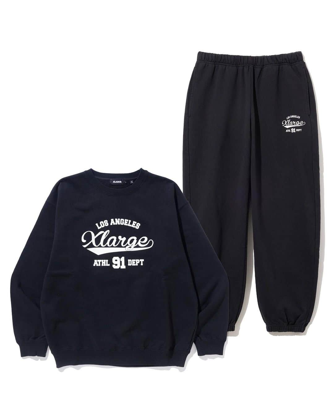 エクストララージさんのインスタグラム写真 - (エクストララージInstagram)「XLARGE 2023 FALL COLLECTION - VARSITY LOGO CREWNECK SWEATSHIRT - VARSITY LOGO SWEAT PANTS #xlarge #xlargejp #エクストララージ」10月2日 19時41分 - xlargejp