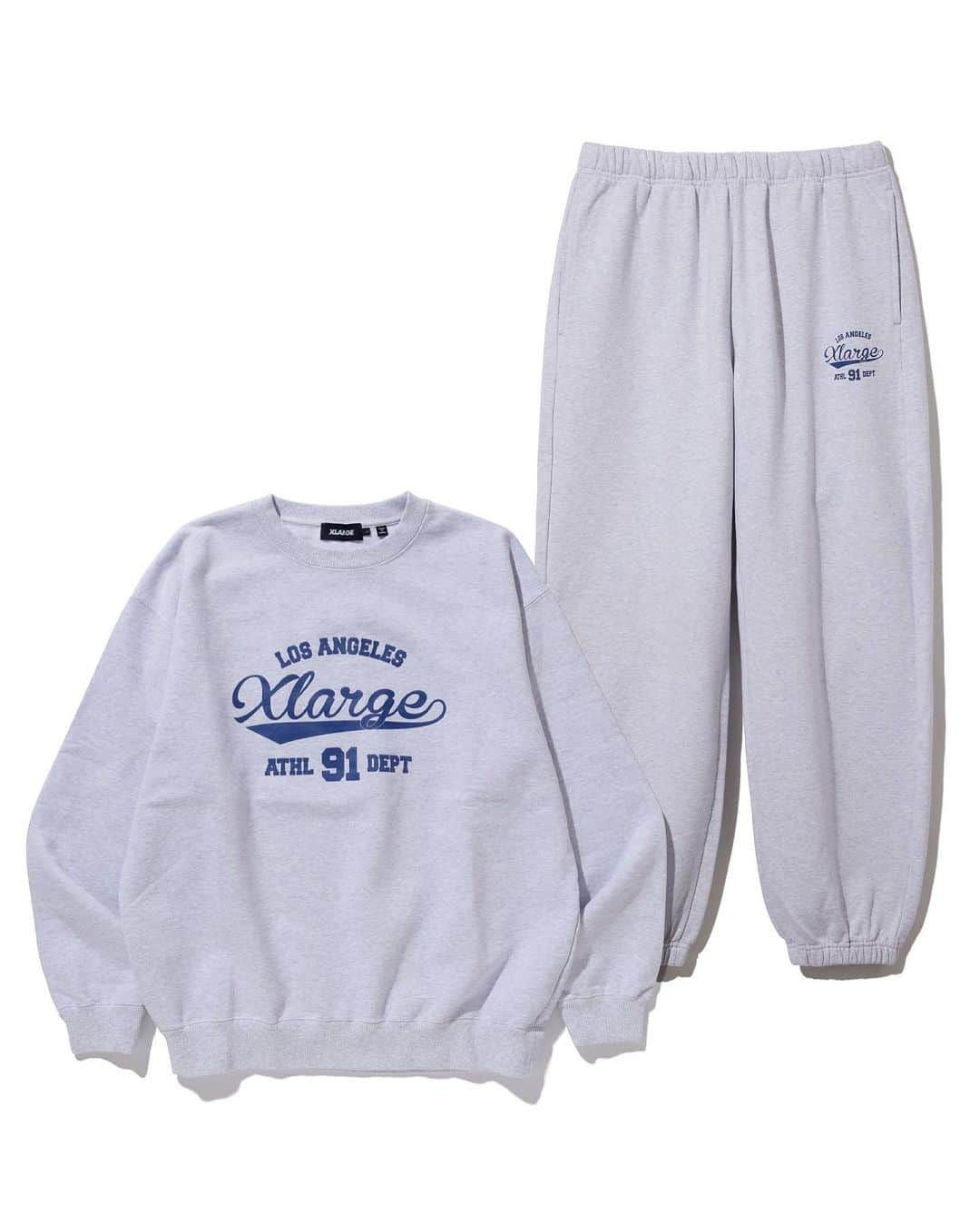 エクストララージさんのインスタグラム写真 - (エクストララージInstagram)「XLARGE 2023 FALL COLLECTION - VARSITY LOGO CREWNECK SWEATSHIRT - VARSITY LOGO SWEAT PANTS #xlarge #xlargejp #エクストララージ」10月2日 19時41分 - xlargejp