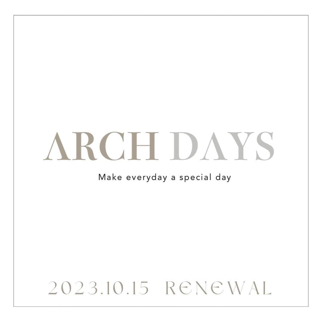 ARCH DAYS Weddingsのインスタグラム