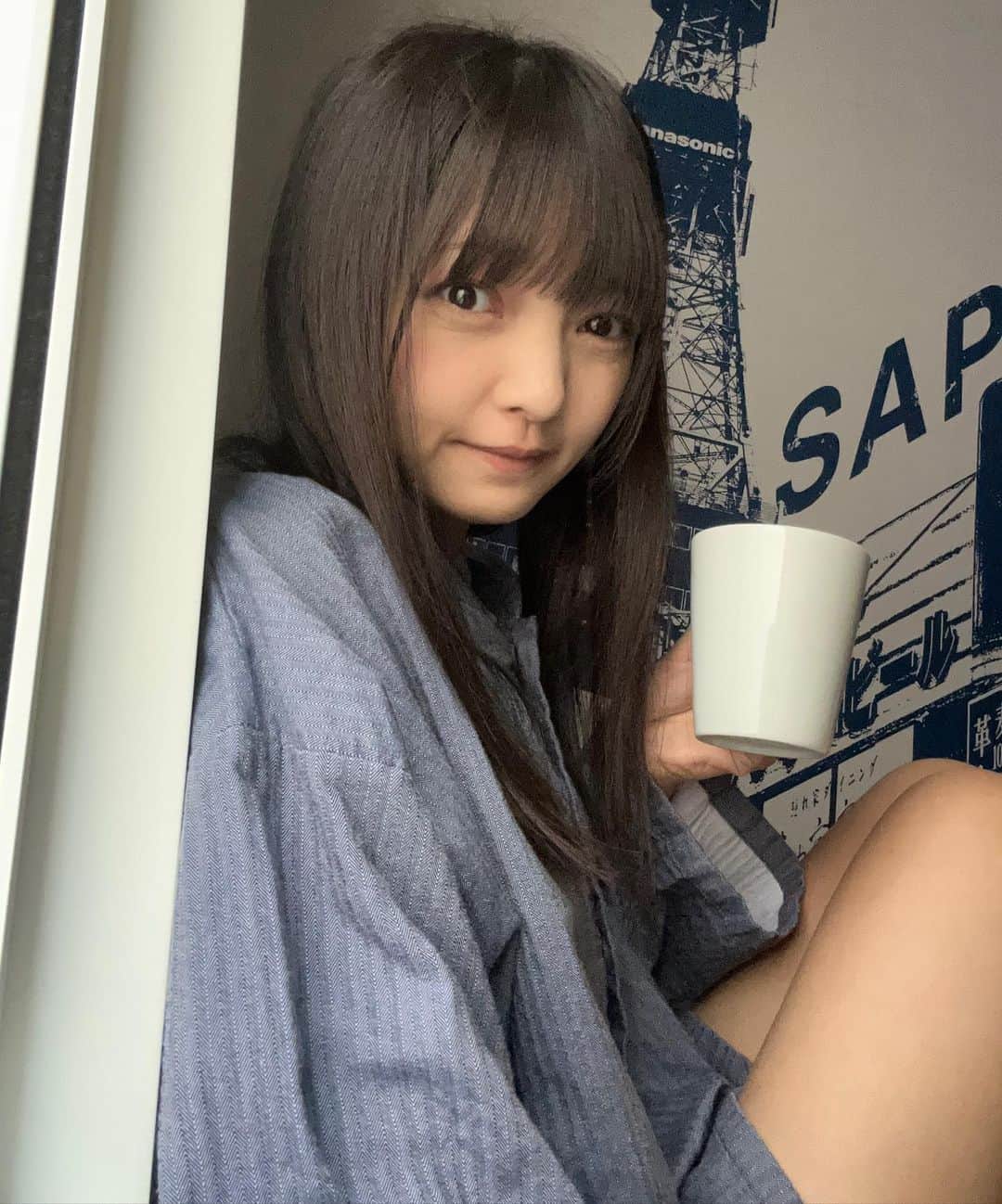 松山あおいのインスタグラム：「☕️」