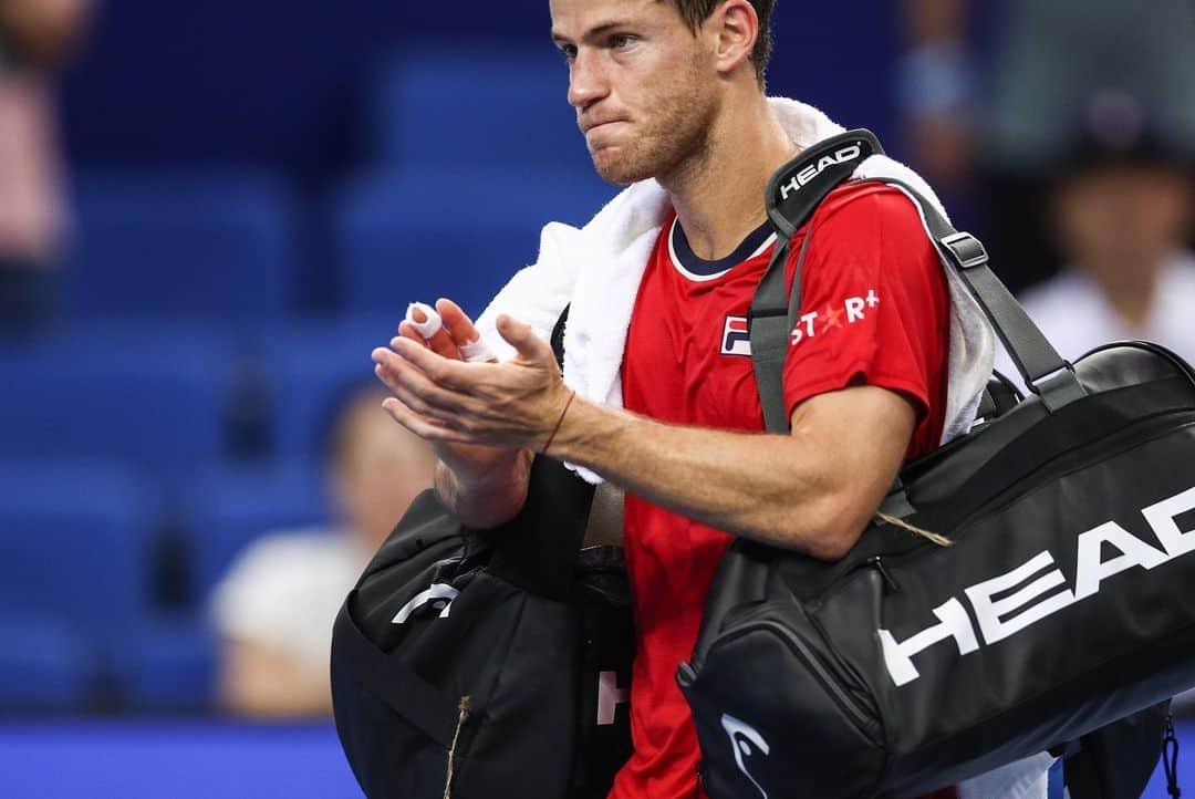 ディエゴ・シュワルツマンのインスタグラム：「Un poquito de Beijing - China 📍🇨🇳🎾🙂」