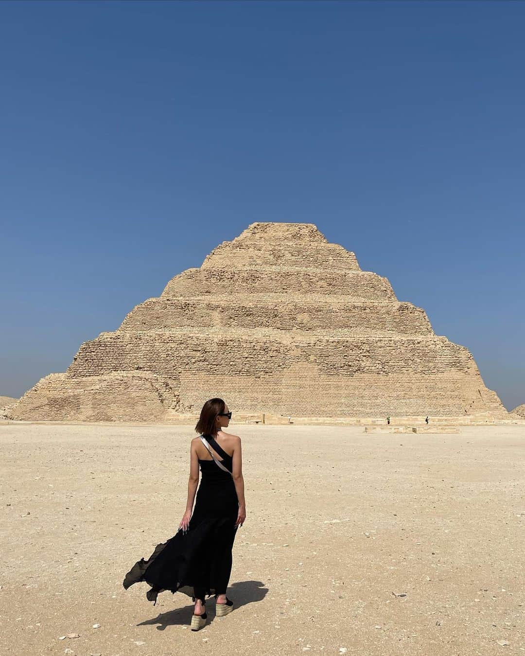 流川夕のインスタグラム：「ピラミたち🇪🇬」