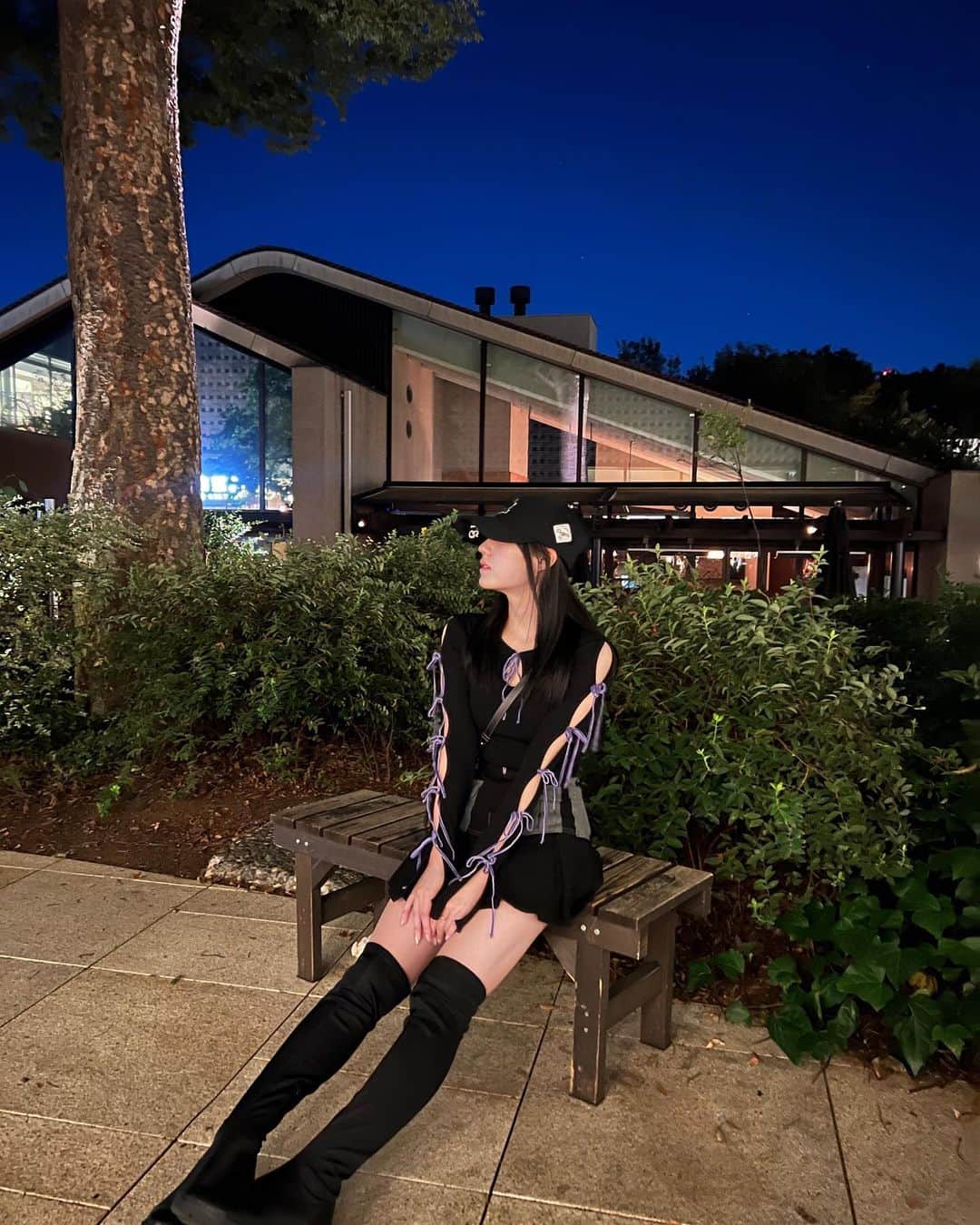仲本愛美さんのインスタグラム写真 - (仲本愛美Instagram)「最近よく行く場所🏃‍♂️  トップス　@jouetie_official  スカート　@xgirljp」10月2日 20時37分 - manamana_kimono