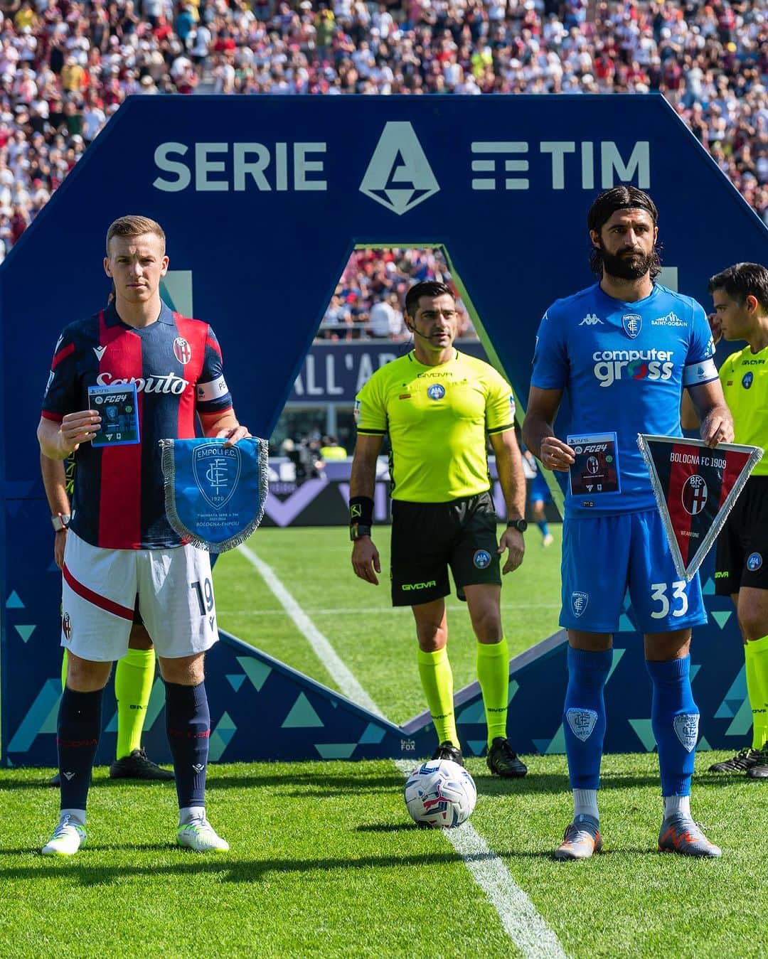 ボローニャFCさんのインスタグラム写真 - (ボローニャFCInstagram)「Scambio di copie #FC24 con l'Empoli 🤝   @easportsfc @easportsfcit」10月2日 21時06分 - officialbolognafc