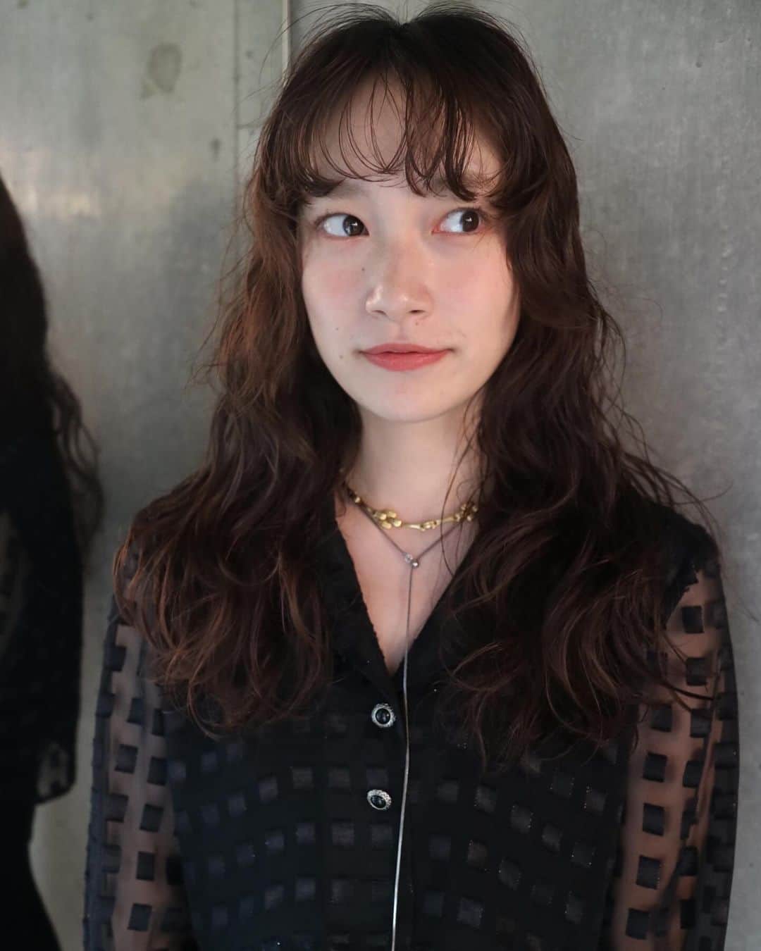 のインスタグラム：「ロングのperm🌀 かわいいです🤔」