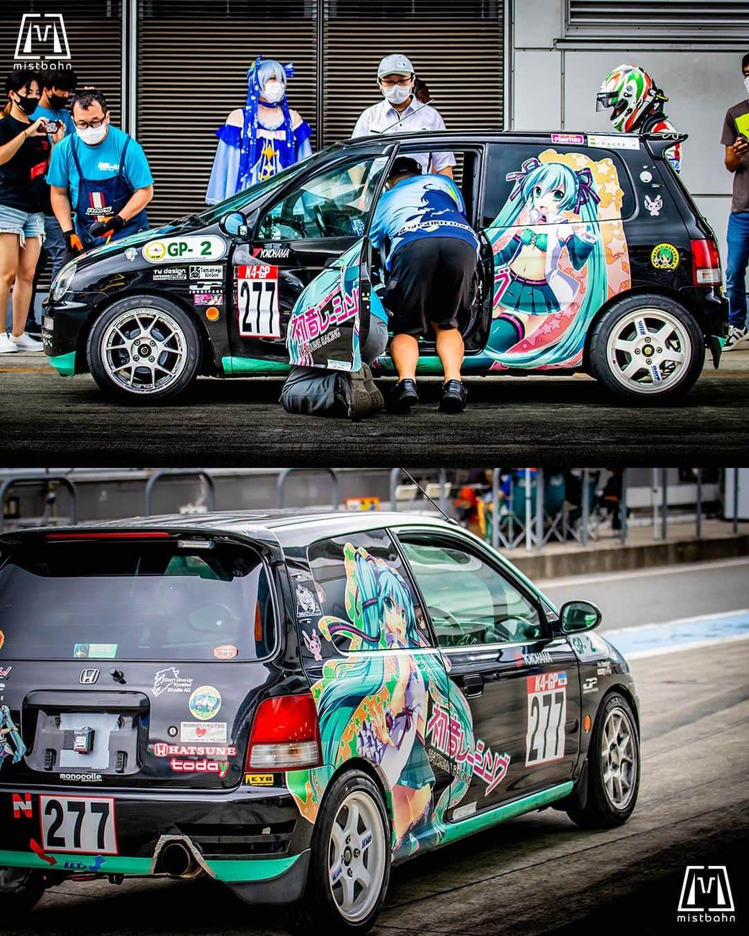 mistbahnさんのインスタグラム写真 - (mistbahnInstagram)「_ Hatsune Racing Honda JA4 TODAY _ 🚗: @satoshi_suzuki_official 📷: @mistbahn _ Shot on Aug-16 2022 🏁 "K4-GP FUJI 10hours Endurance race" at Fuji International Speedway. _ JP) 2022年8月16日 富士スピードウェイ開催「K4-GP 10H耐久 2022」で撮影。 _ _ #k4gp #軽耐久 #k4gp2022 #k4gp10h #fujispeedway #fujiinternationalspeedway #fsw #fisco #富士スピードウェイ #kcar #keicar #軽自動車 #hatsune_racing #hatsuneracing #初音レーシング #初音ミク #hondatoday #ホンダトゥデイ #ja4 #ja4today #ツデー #honda #e07a #mtrec #hondasontrack #wedssport #tc005 #rays #te37」10月2日 22時28分 - mistbahn