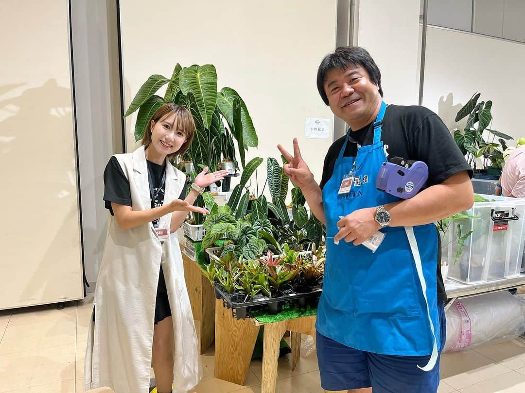 高松雪乃のインスタグラム：「小林昆虫の小林さんとも久しぶりにお会いできました😊🦗」