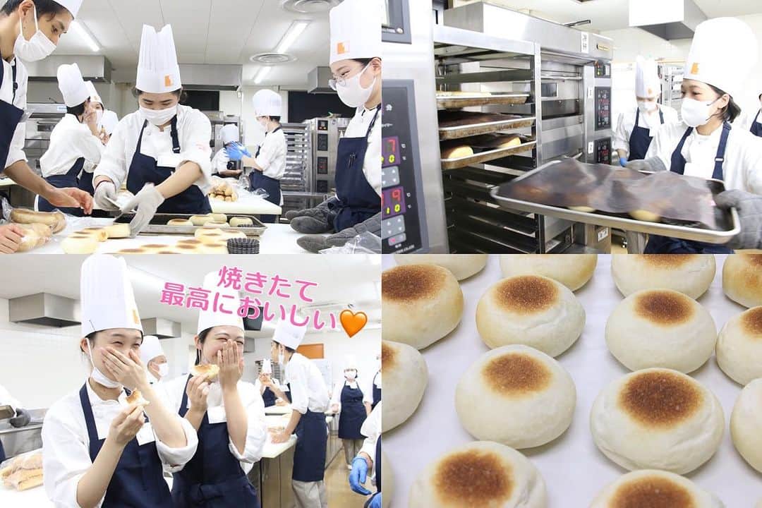 神戸製菓専門学校（公式）さんのインスタグラム写真 - (神戸製菓専門学校（公式）Instagram)「🌙お菓子専科(夜1年制)🌙  週に1度の製パン実習でした🍞  前回は菓子パン生地で、 今回はドイツパンの生地を使って #あんぱん を作りました✨🙂  包餡などの工程は復習も兼ねているため、 前回よりも速く、綺麗にできました👏  あんぱんを作る合間に ごまロールも焼いています！😋  お菓子専科では洋菓子以外にも パンやカフェなど＋αで学べます🍞☕️ ---------------------------- 神戸製菓専門学校のお菓子専科(夜1年制)は 関西で唯一、夜間1年で学べる学科で授業スタートは18:10🕕  仕事や大学と両立しながら通っている既卒の方も多く、 「働きながら好きなお菓子を学びたい！」など、 お昼にやりたいことがある方にはぴったりの学科です☺️  2024年4月入学希望の方のAOエントリー受付中❗️ 気になる方は夜間実習見学会でお待ちしています😄  #神戸製菓 #神戸製菓専門学校 #お菓子専科 #夜間部 #製菓専門学校 #製菓専門学校夜間部 #パン #パン実習 #製パン #パン屋 #パン職人 #学びなおし #学び直し #リカレント教育 #社会人学生 #社会人 #大学生 #ダブルスクール #Wスクール #神戸 #三ノ宮 #pattistagram2023」10月2日 22時55分 - kobeseika_info