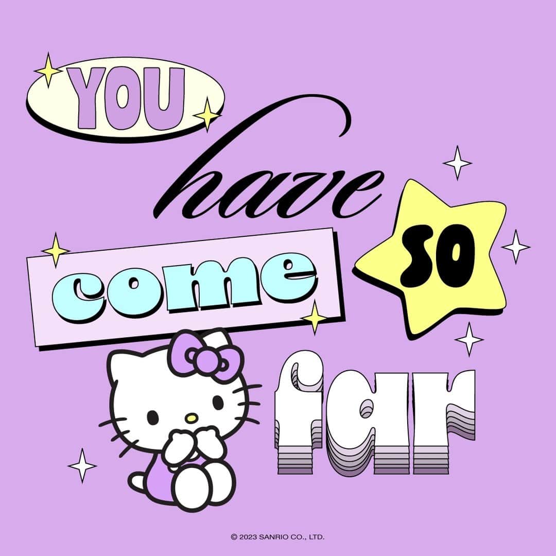 Hello Kittyさんのインスタグラム写真 - (Hello KittyInstagram)「Don't give up now 💕 Tag a bestie #mondaymotivation」10月2日 23時00分 - hellokitty
