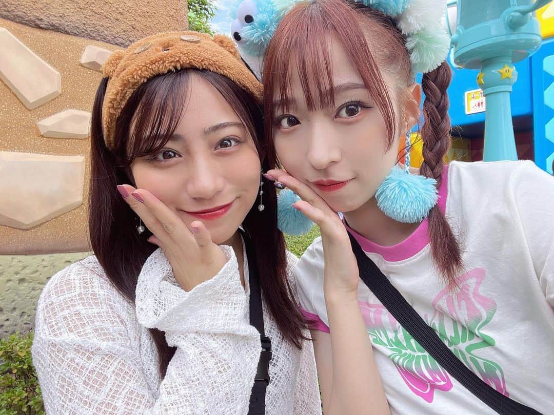 大黒柚姫さんのインスタグラム写真 - (大黒柚姫Instagram)「＊ ハルちゃんとユニバ💚💜  お泊まりからのユニバで 絶叫も乗りまくって幸せでした◎  #ユニバ#usj #follome #selfie #instadaily #instalike #tflersn #idol #アイドル#fyp#Japan #셀카#일상#셀스타그램#팔로우」10月2日 23時43分 - yuzuki_oguro_official