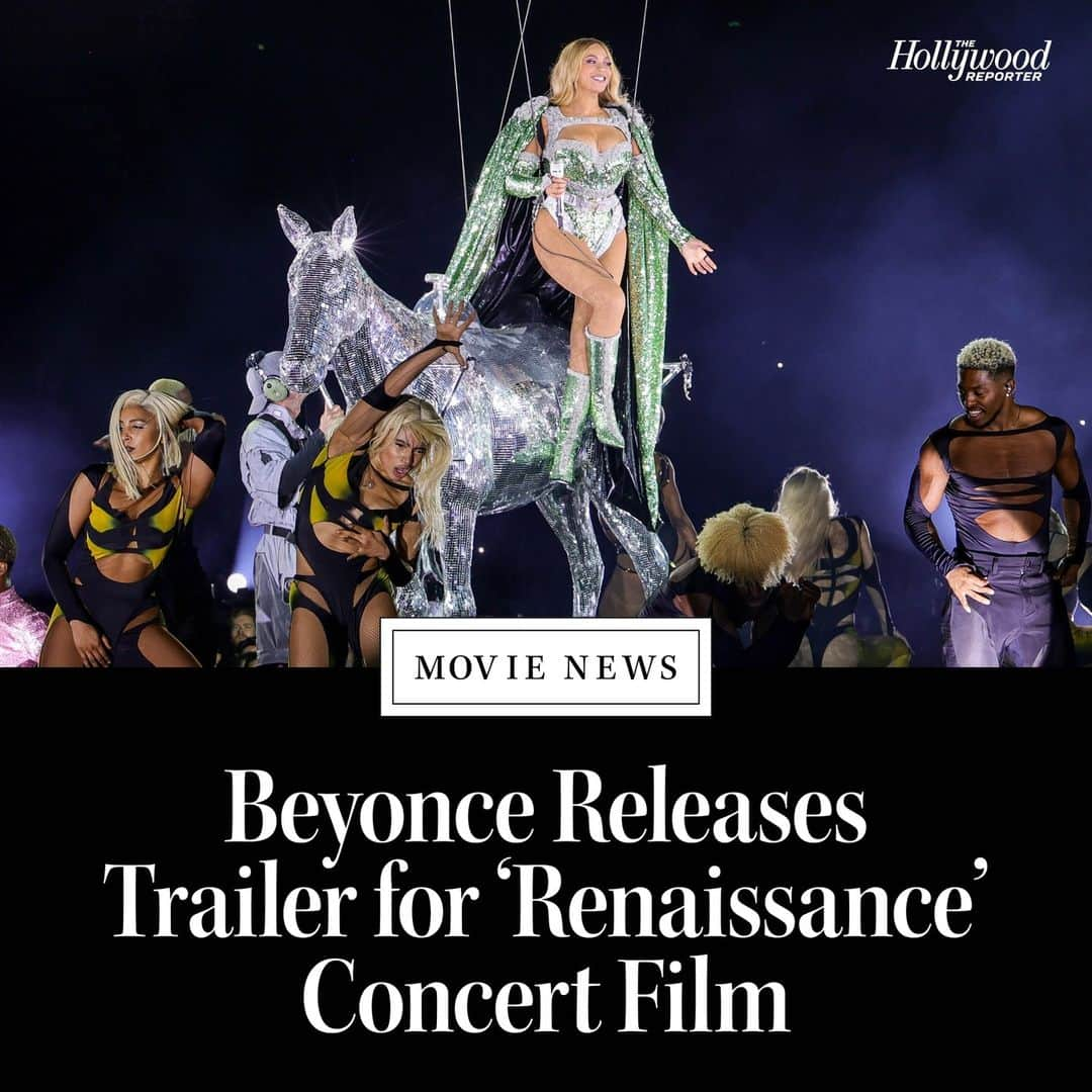 ハリウッド・リポーターさんのインスタグラム写真 - (ハリウッド・リポーターInstagram)「#Beyonce released the trailer for the concert doc about her #RenaissanceWorldTour, the singer’s highest-grossing tour to date. The description of the film describes it as showcasing "Beyoncé’s intention, hard work, involvement in every aspect of the production, her creative mind and purpose to create her legacy, and master her craft." Hit the link in bio now to watch the trailer.」10月2日 23時45分 - hollywoodreporter