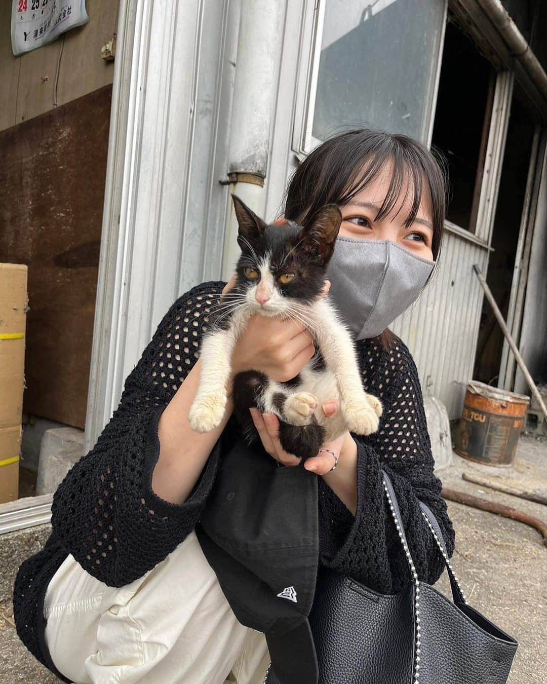 谷口茉妃菜さんのインスタグラム写真 - (谷口茉妃菜Instagram)「・  最近のoff…🥪☁️ すっぴんでゆるっとパン屋さんに行って ウシを見た日🐮猫も居た！  #stu48 #idol #ootd #gulamourpain  #roku #mardi #newera #puma」10月3日 0時14分 - officialmahina__