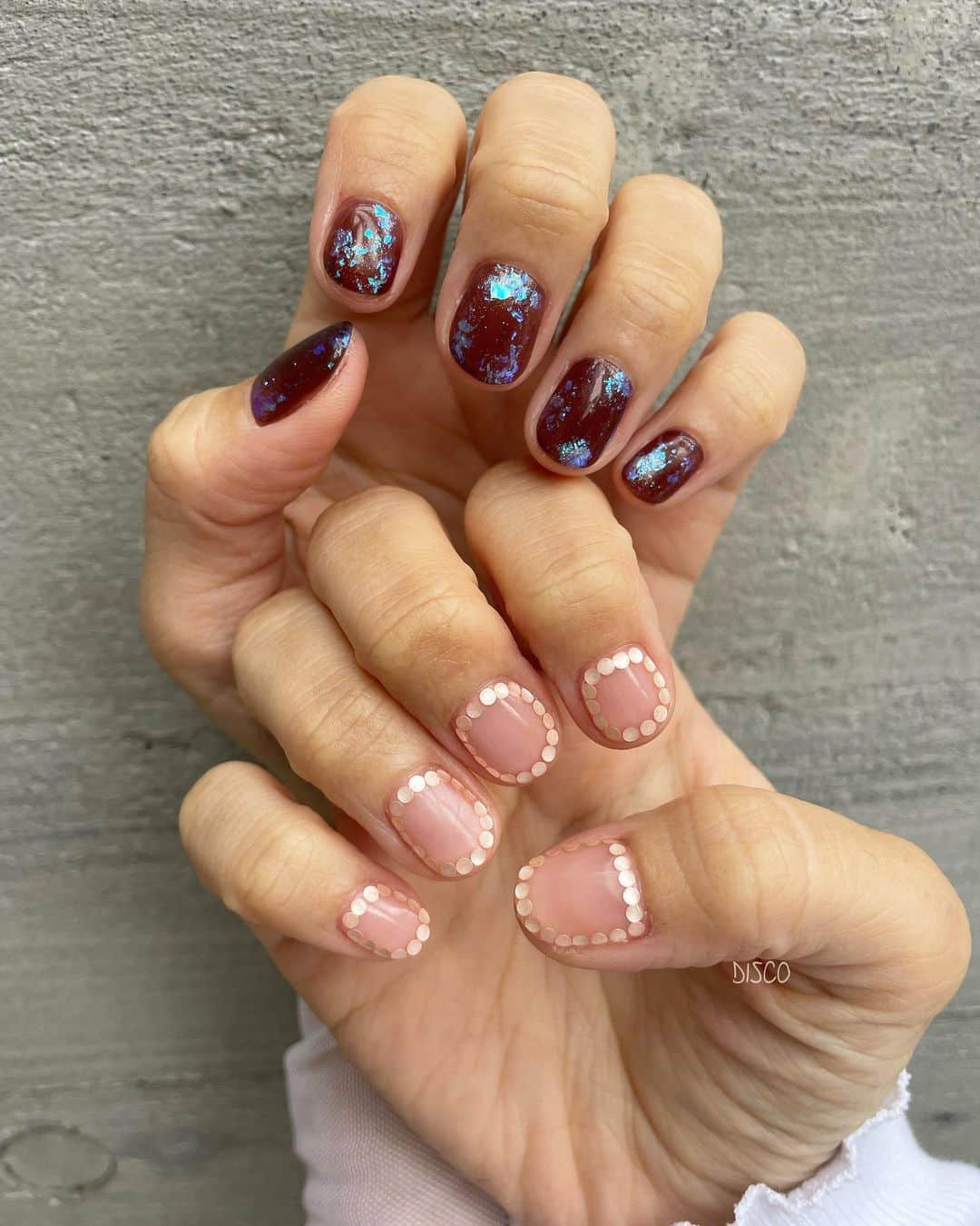 金子渚さんのインスタグラム写真 - (金子渚Instagram)「🧊  Nail by @nagisakaneko (75min) #disconail @disco_tokyo   @leafgel_premium のフレーク人気まだまだ続いてます✨」10月3日 0時35分 - nagisakaneko