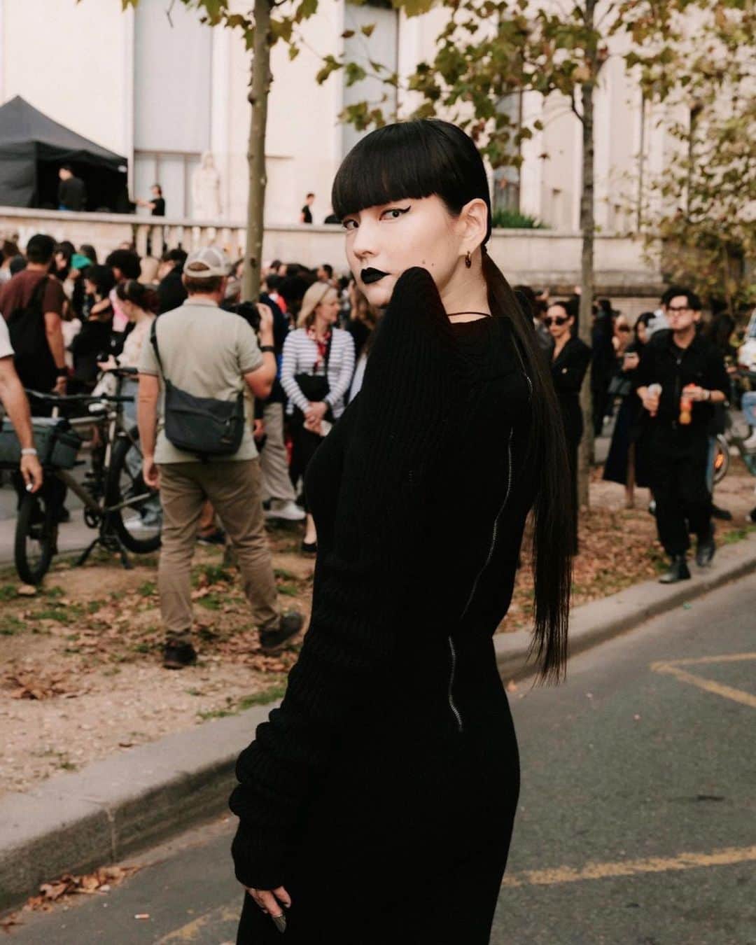 のインスタグラム：「Rickowens🔌 #pfw #rickowens」
