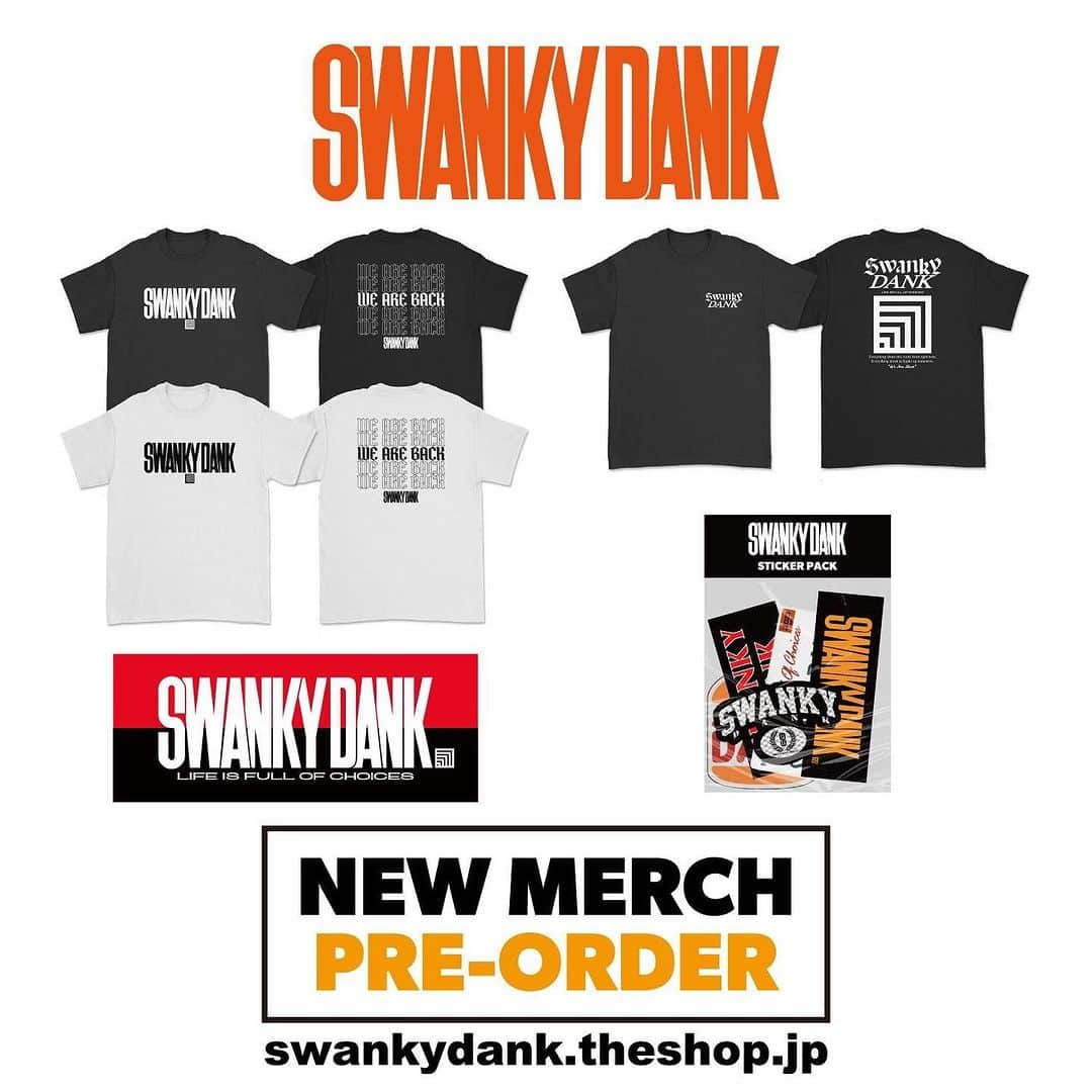 KO-TAのインスタグラム：「SWANKY DANK Official Online Storeオープン！ 新作アイテムの先行予約受付中🔥  <受付期間> 10月1日 (日) 12:00 - 10月9日 (月・祝) 23:59 ※商品の発送は11月2日 (木) 以降になります。  - SWANKY DANK Official Online Store - https://swankydank.theshop.jp  #SWANKYDANK」