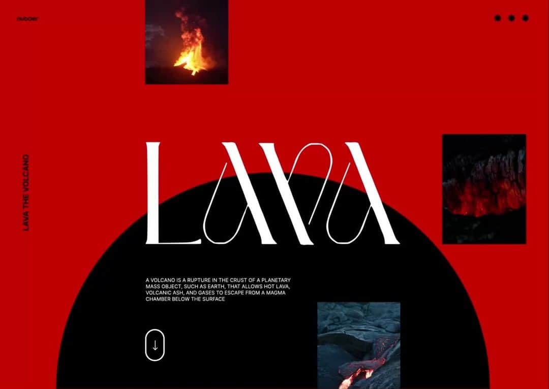 Dribbbleのインスタグラム：「LAVA Landing Page Animation by @bayejidmotiondesign」