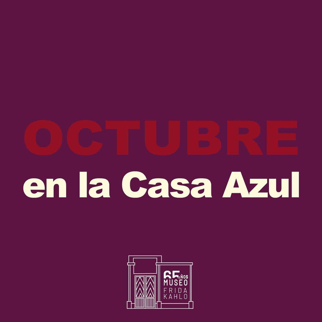 フリーダ・カーロ記念館のインスタグラム：「Durante octubre, la #CasaAzul 💙 te invita a vivir experiencias únicas e inolvidables. Ya viene la época de recordar y celebrar la vida por medio de nuestra ofrenda.  Disfruta nuestra variada programación. Planea tu visita en: www.linkr.bio/museofridakahlo  ¡Te esperamos para compartir momentos mágicos en la Casa de #FridaKahlo 🌺!  🫀 #MuseoFridaKahlo #art #arte #creatividad 🇲🇽 #México #CDMX #MexicoCity 🧳 #travel #Coyoacán #Museum #Museo #MuseosCDMX #travelgram」