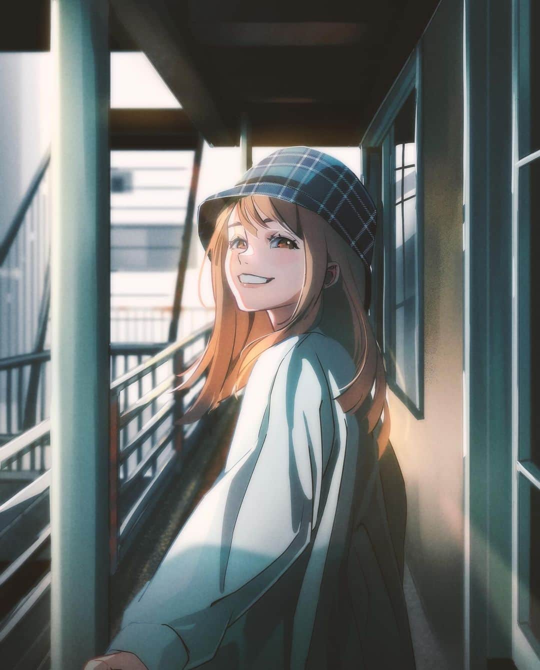 のインスタグラム：「I drew this based on the photo! :)  #conceptart #conceptartist #characterart #artstyle #digitalpainting #digitalartist #digitalillustration #digitaldrawing #anime #manga #girldrawing #イラスト #イラストグラム」