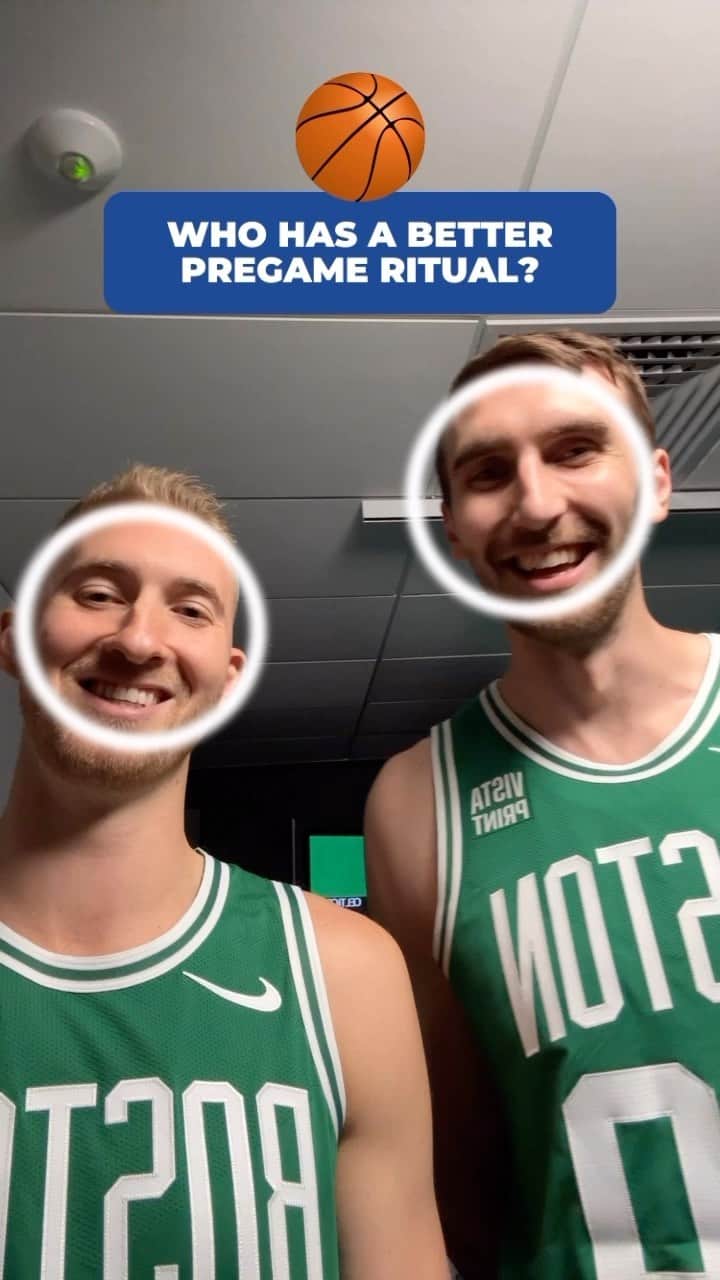 ボストン・セルティックスのインスタグラム：「they did their best 😂」