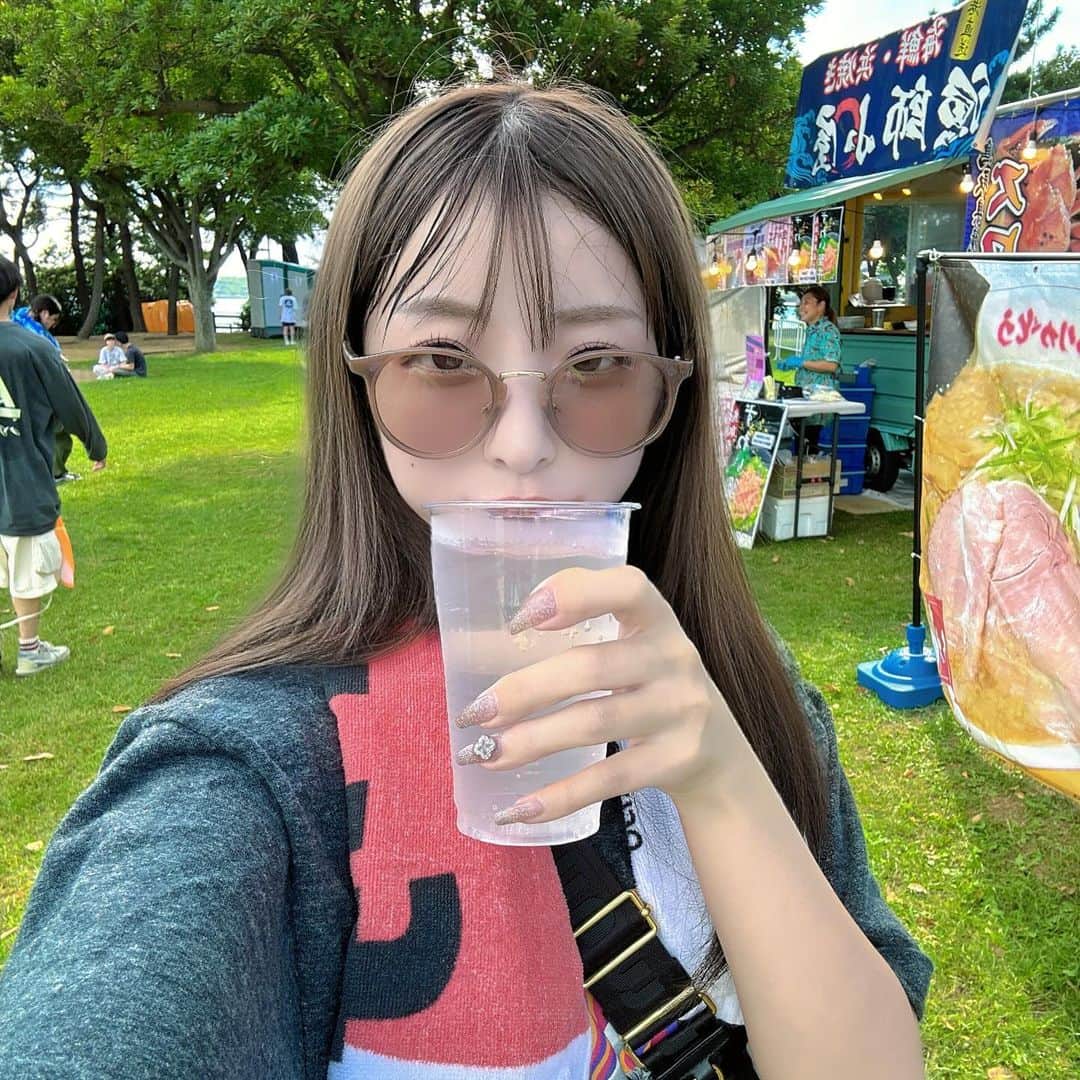 福田花音さんのインスタグラム写真 - (福田花音Instagram)「おそらくラスト夏フェスなぴあフェスの思い出🇯🇵最強フル装備参戦〜〜秋だけどぜんぜん夏の気温でたのしすぎた🌞」10月3日 11時22分 - kanon_fukuda
