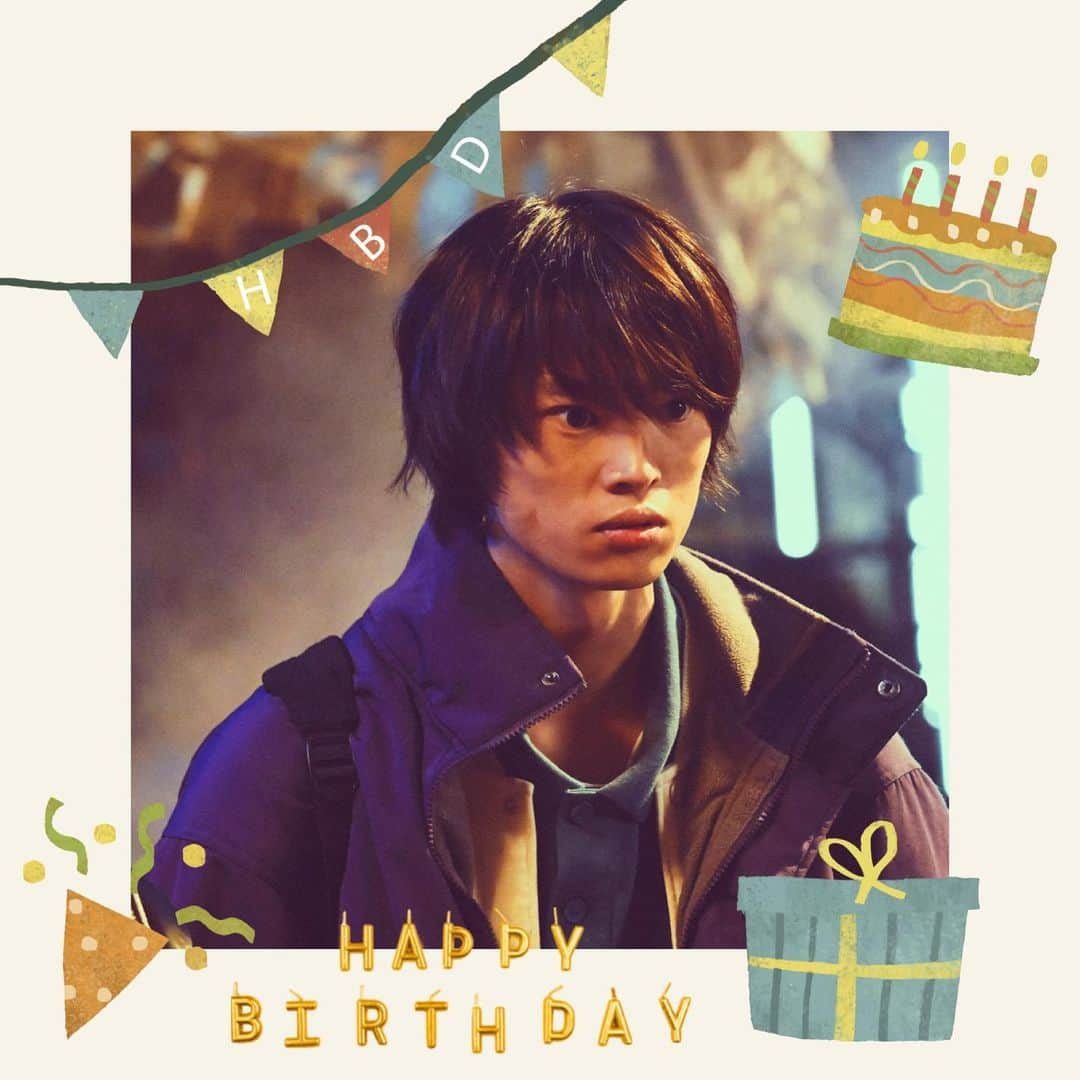 君と世界が終わる日に【公式】のインスタグラム：「㊗️#HappyBirthday🎂 ⁡ きょう10月3日は #窪塚愛流 さんのお誕生日です🎉 記念すべき20歳✨ おめでとうございます🎁 ⁡ ドラマ #最高の教師 などでも注目を集め俳優として大活躍中の窪塚さん。 『劇場版 #君と世界が終わる日に FINAL』では家族想いの心優しい青年を演じます。お楽しみに！ ⁡ #劇場版きみセカ #誕生日 #20歳  @airu_kubozuka」