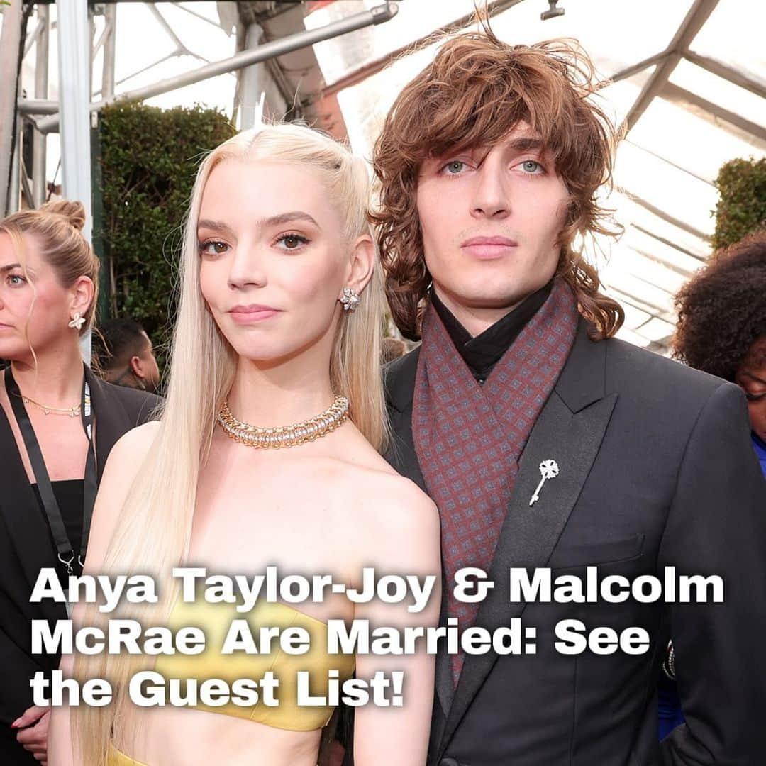 Just Jaredさんのインスタグラム写真 - (Just JaredInstagram)「Anya Taylor-Joy and boyfriend Malcolm McRae just tied the knot in Venice in front of several big stars. Tap this picture in the LINK IN BIO for details and a guest list! #AnyaTaylorJoy #MalcolmMcRae Photo: Getty」10月3日 3時51分 - justjared