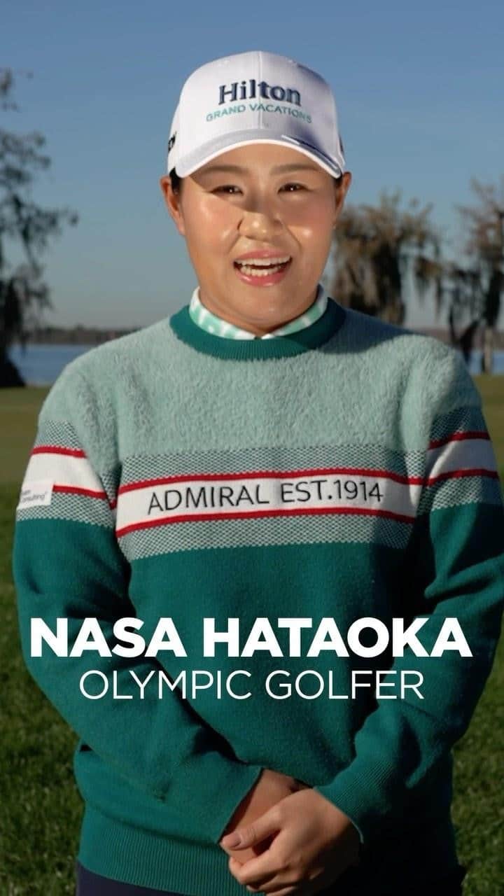 畑岡奈紗のインスタグラム：「Named after the United States space program, she has skyrocketed to the top of the leaderboard, captivating golf enthusiasts around the world — this is @nasahataoka. #HGVUltimateAccess」