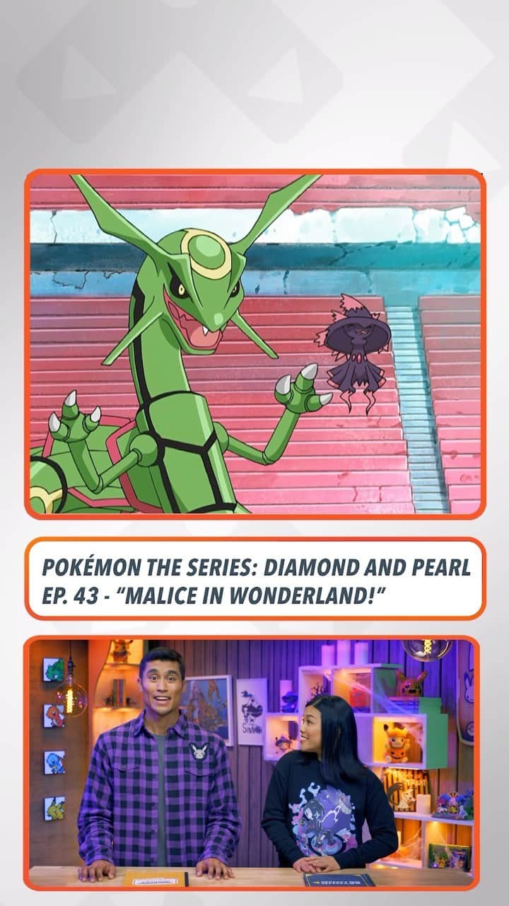 のインスタグラム：「A Mismagius and Rayquaza fusion?! 😱  Click the link in our bio to learn more about Mismagius, the Magical Pokémon, in the latest episode of Beyond the Pokédex!」