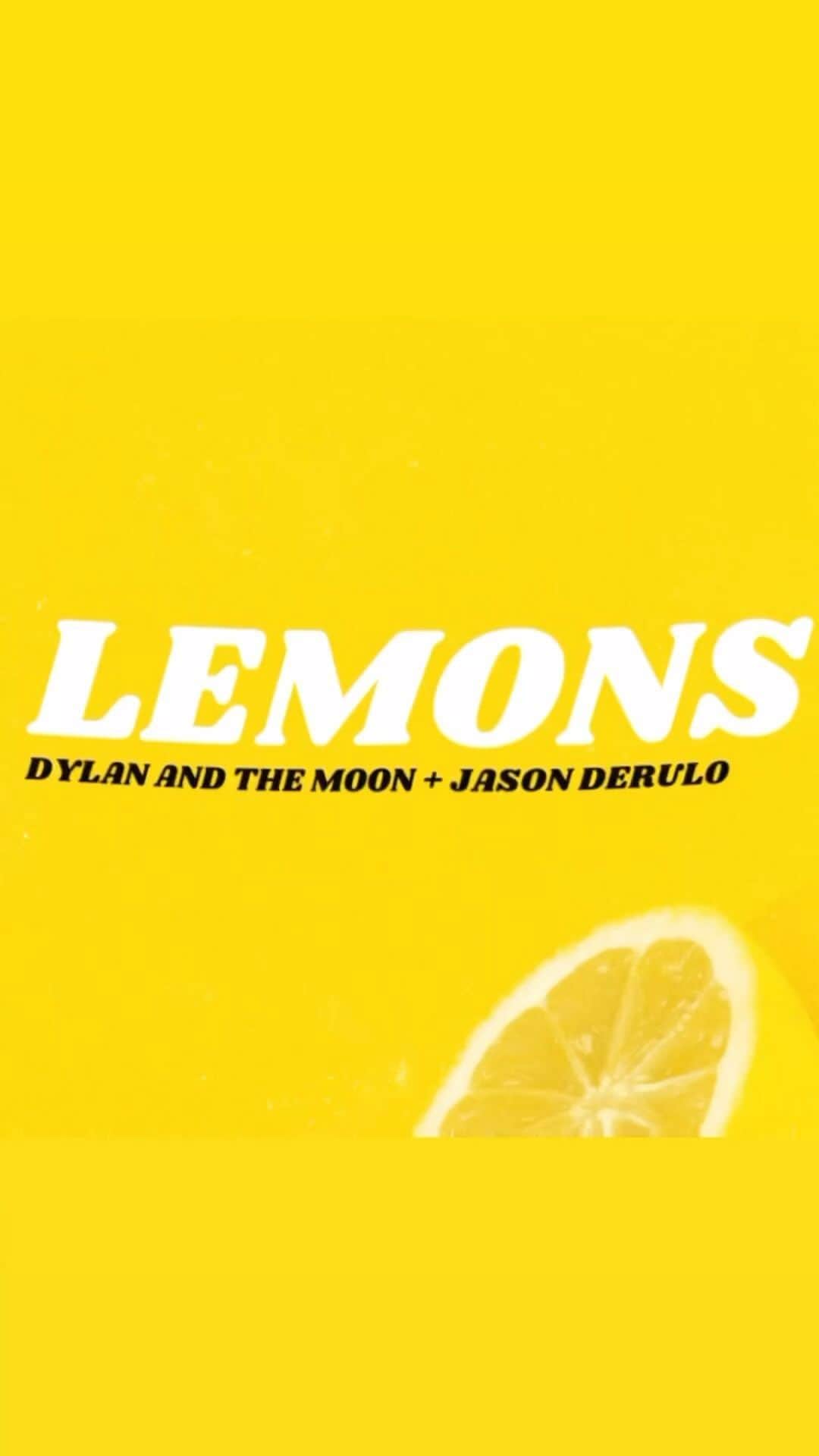 ジェイソン・デルーロのインスタグラム：「Honored to be on a song with #projecticon winner @dylanandthemoon talented beyond measure! 🍋”LEMONS” with @dylanandthwmoon OUT NOW」