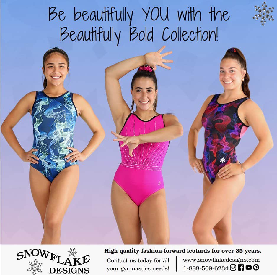 Inside Gymnasticsさんのインスタグラム写真 - (Inside GymnasticsInstagram)「Stand out in the gym with bright, beautiful, bold leotards only from Snowflake Designs! Be sure to check out the Beautifully Bold Collection and all the other beautiful styles they have! ❄  Thank you Snowflake Designs for helping make our event coverage possible this week at the 2023 Artistic Gymnastics World Championships!  @snowflakedesigns  SnowflakeDesigns.com  #antwerp2023 #getmovedbymotion #ARTWorlds2023 #gymnastics」10月3日 4時32分 - insidegym