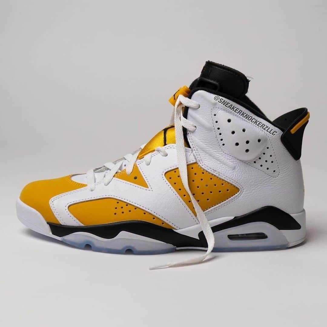 Sneaker Newsさんのインスタグラム写真 - (Sneaker NewsInstagram)「The Carmine-style color-blocking returns to the Air Jordan 6 with the "Yellow Ochre". Will you be going after these on February 3rd, 2024? Tap the link in our bio for a closer look.」10月3日 5時30分 - sneakernews