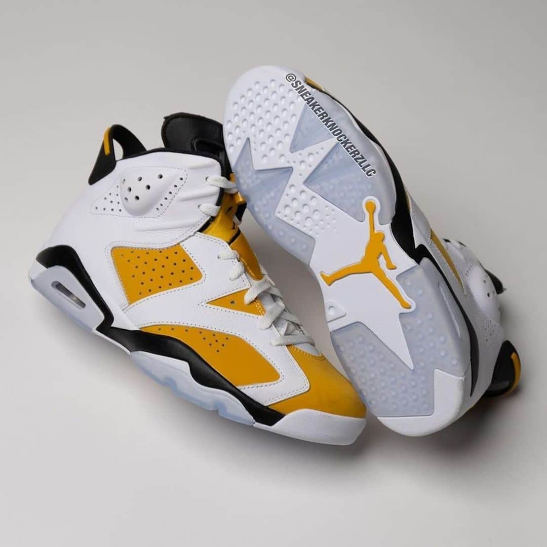 Sneaker Newsさんのインスタグラム写真 - (Sneaker NewsInstagram)「The Carmine-style color-blocking returns to the Air Jordan 6 with the "Yellow Ochre". Will you be going after these on February 3rd, 2024? Tap the link in our bio for a closer look.」10月3日 5時30分 - sneakernews