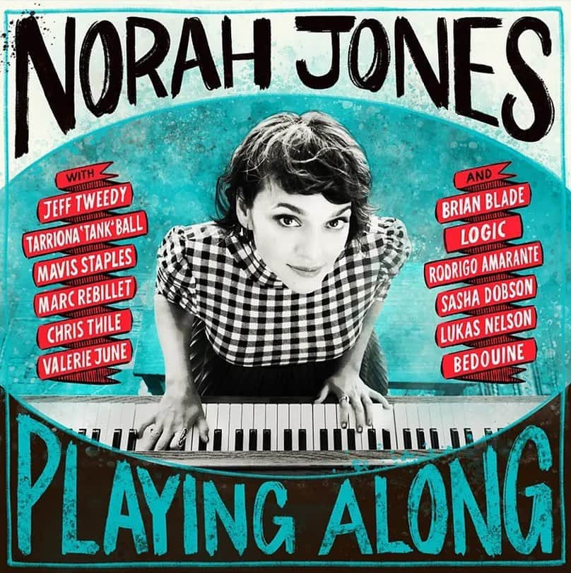 ノラ・ジョーンズのインスタグラム：「Excited to announce that Nov. 24th @playingalongpod is coming to wax! 12 tracks from the podcast will be available on blue vinyl exclusively as part of #RSDBlackFriday. Visit @recordstoredayus for more details at the link in bio. #RSDBF    @jefftweedy / @thinktank20 / @mavisstaples / @marcrebillet / @christhile / @thevaleriejune / @brianbladeofficial / @logic / @_rodrigo_amarante / @sashadobson_ / @lukasnelsonofficial / @bedouinemusic」