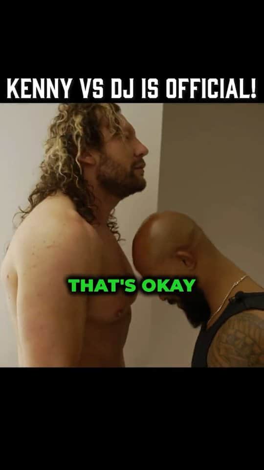 ケニー・オメガのインスタグラム：「Kenny Omega vs Demetrious Johnson. Tuesday at 4 PT / 7 ET on Twitch.」