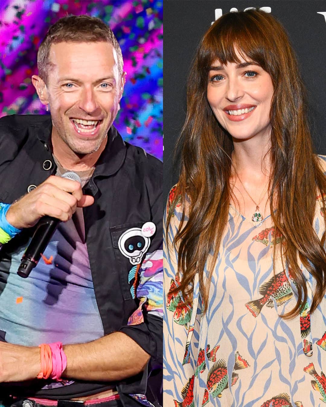 E! Onlineさんのインスタグラム写真 - (E! OnlineInstagram)「We've said it once and we'll say it again: we want something just like this! ✨ Link in bio for proof that Chris Martin and Dakota Johnson's relationship is pure magic. (📷: Getty)」10月3日 7時00分 - enews
