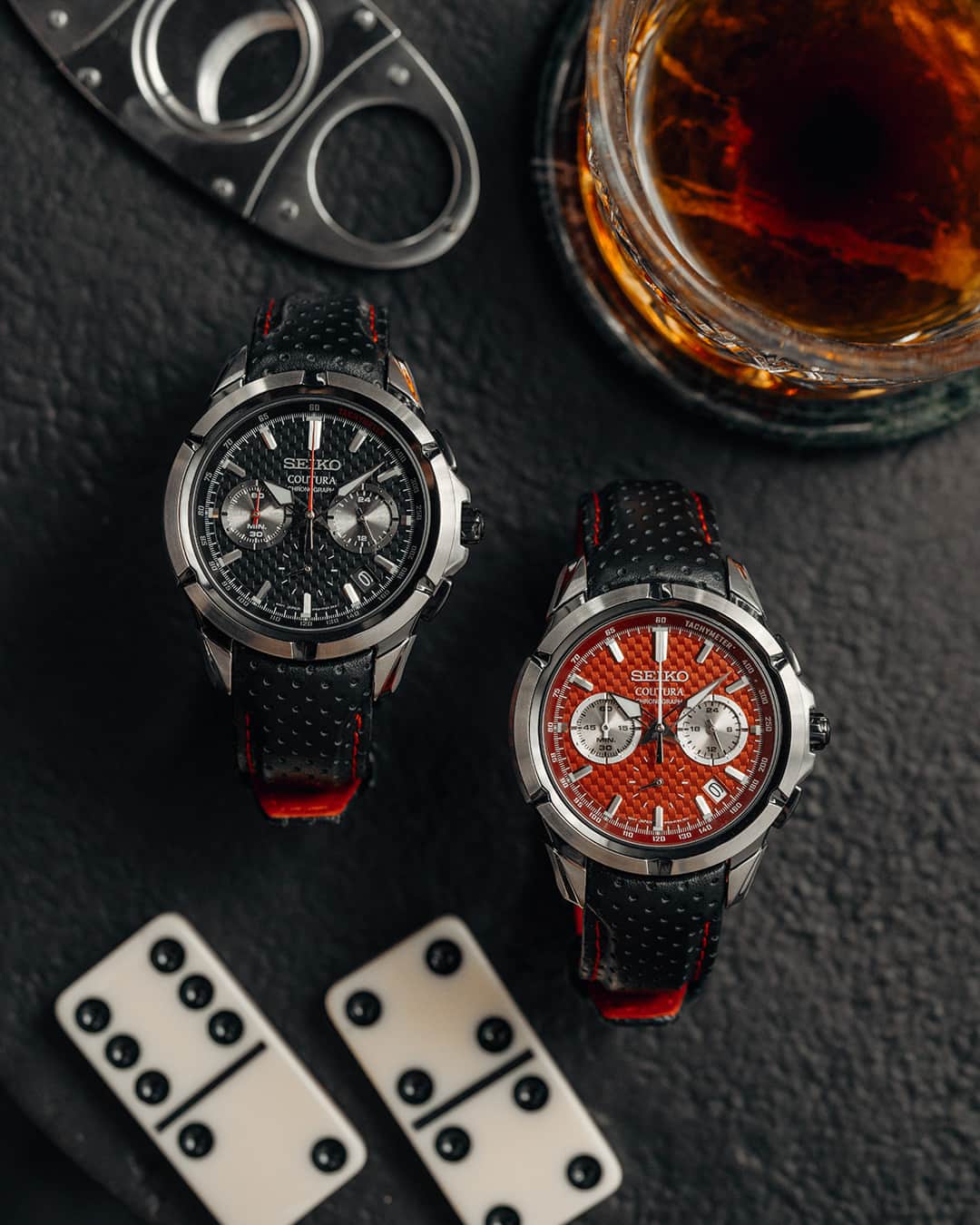 Seiko Watchesのインスタグラム：「Don't leave the perfect timepiece to chance. 🎲 - Finding your perfect timepiece is a sure thing with the Seiko Coutura Collection. #SSB437 & #SSB435 combine bold angularity with superior timekeeping for an effortless sport/dress style!  #Seiko #SeikoCoutura」