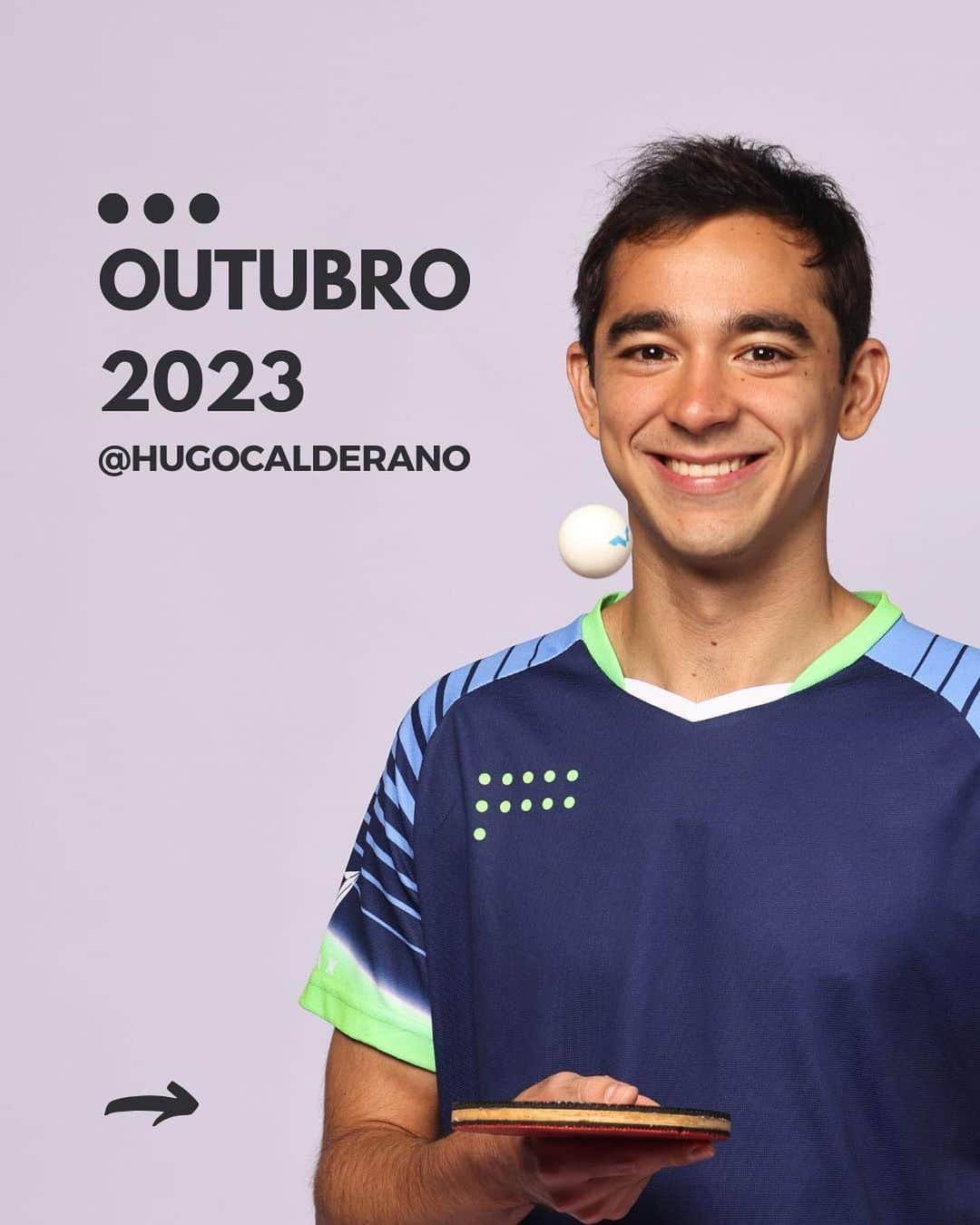 ウーゴ・カルデラノのインスタグラム：「Outubro 2023 October 2023  @xiom_global @petrobras @spinsightesndigital  @timebrasil  #BocomBBM #BolsaAtleta  📷 Time Calderano @abelardomendesjr/ Time Calderano @ttfliebherrochsenhausen  ITTF Americas」