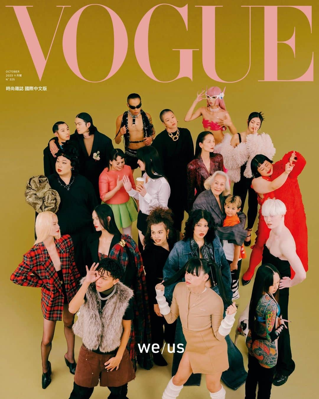 Vogue Taiwan Officialさんのインスタグラム写真 - (Vogue Taiwan OfficialInstagram)「#VogueCover 這次我們史無前例地在封面上邀請了超過20位受訪者，從56歲的時尚模特兒Christina Chung、台德混血饒舌歌手 Majin、74歲拿下金馬獎最佳女配角的林詹珍妹、跨性別舞者Vivi、泰國華僑YouTuber娘娘、有泰雅族和排灣族血統的歌手潮州土狗等21人。他們的年齡、職業、性別、性傾向和身份認同皆不同，但透過DEI多元共融，我們看見人們最迷人的多元性，並給予最大的尊重與愛。  本期封面故事全文請點 @voguetaiwan 首頁。  Talent: Christina Chung @christina__chung from @overface_models, Majin @1majinnnn , 林詹珍妹 , 曾宇辰 @xiaoyu.ig , 星誼 @u_seng_i , 星嬈 @u_ioseng from @lowen_studio,娘娘 @alizabethlin , 納納 @bboy__nana , 蘇柏亞 @poya_917 , 陳沐 @_moo.mooi_ , Gally @ogiaru , 王雯 @w.w.wenwang from @newfacemodelmanagement, 小蘋果 @hisusan26 , 潮州土狗 @husky_888888 , 宋修亞 @shouyayaya , 傅頴 @foo.ying , 樂樂 @prosecutorlakulaku , Vivi @vva0201, 皮皮  yeh010186 , 郭于寧 @uningkuo , 佳綸 @xu_jia_lun APAC Editorial Director: Leslie Sun @sunles Photographer: Manbo Key @manbo_key & ChienWen Lin @cwl_photo from MW Studio @mw_studio_tw Styling & Fashion Managing Editor: Chen Yu @ballballchiu Features Director and Editor: Nicole Lee @nymphlee Fashion Managing Editor: Travis Hung @t9avis Talent Manager: Sylvie Yeh @lagerfeld Text: Christine Lee @birdism1217, Avril Chen @avril55555, Nicole Lee @nymphlee, Yi Chang @iamyichang, Inna Chou @inna_chou Hair: Miley Shen @miley_shen, Weic Lin @weic_lin, Chi Lin @chi.lin.1202 Hair Assistant: 李淑貞, 張鈺鑫from HAPPYHAIR, 劉語涵from HAPPYHAIR Makeup: Sunny Hsu @sunnyhsu734, Chuan Shih @chuansform, 立修from Overface @reevecls @overface_artists Producer: Nelly Yang @nelly_yang_ Video Planner: David Huang @htwhalu Director, Video Editor: Jonson Tai @jonsontai Videographer: Calum Ku @heycalumk, Brian Pi @_brianpi_ Camera Assistant: Rckywu @rckywu Gaffer: Cash NG @cashng, Ross Chang @ro2s.c Styling Executive: Raf Lin @ralph_linyuhong , Yee Chuang @ctyiiiiii , Betty Wu  Fashion: BALENCIAGA、PRADA、GIVENCHY、LOUIS VUITTON、FENDI、SAINT LAURENT、FERRAGAMO、LOEWE、BOTTEGA VENETA、MIU MIU、RUI、VIVIENNE WESTWOOD、A.W.A.K.E MODE(NET-A-PORTER.COM)、OFF-WHITE 、GENTLE MONSTER、CHARLES & KEITH 、H&M STUDIO  VOGUE Taiwan 10月號雜誌：10月3日起，Vogue Shop、博客來、誠品線上、7-11 及各大連鎖書店正式上架 #VOGUEOCTISSUE #VogueTaiwan #Vogue10月號 #DEI」10月3日 13時00分 - voguetaiwan