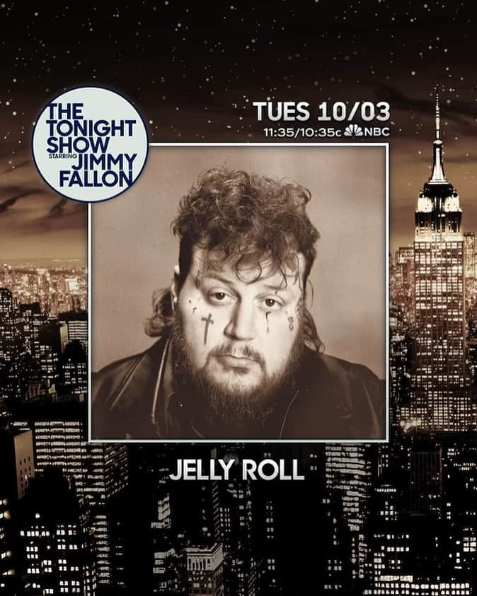 ジャック・ファウラーさんのインスタグラム写真 - (ジャック・ファウラーInstagram)「Well here we go @jellyroll615 @jimmyfallon」10月3日 8時16分 - jacksws