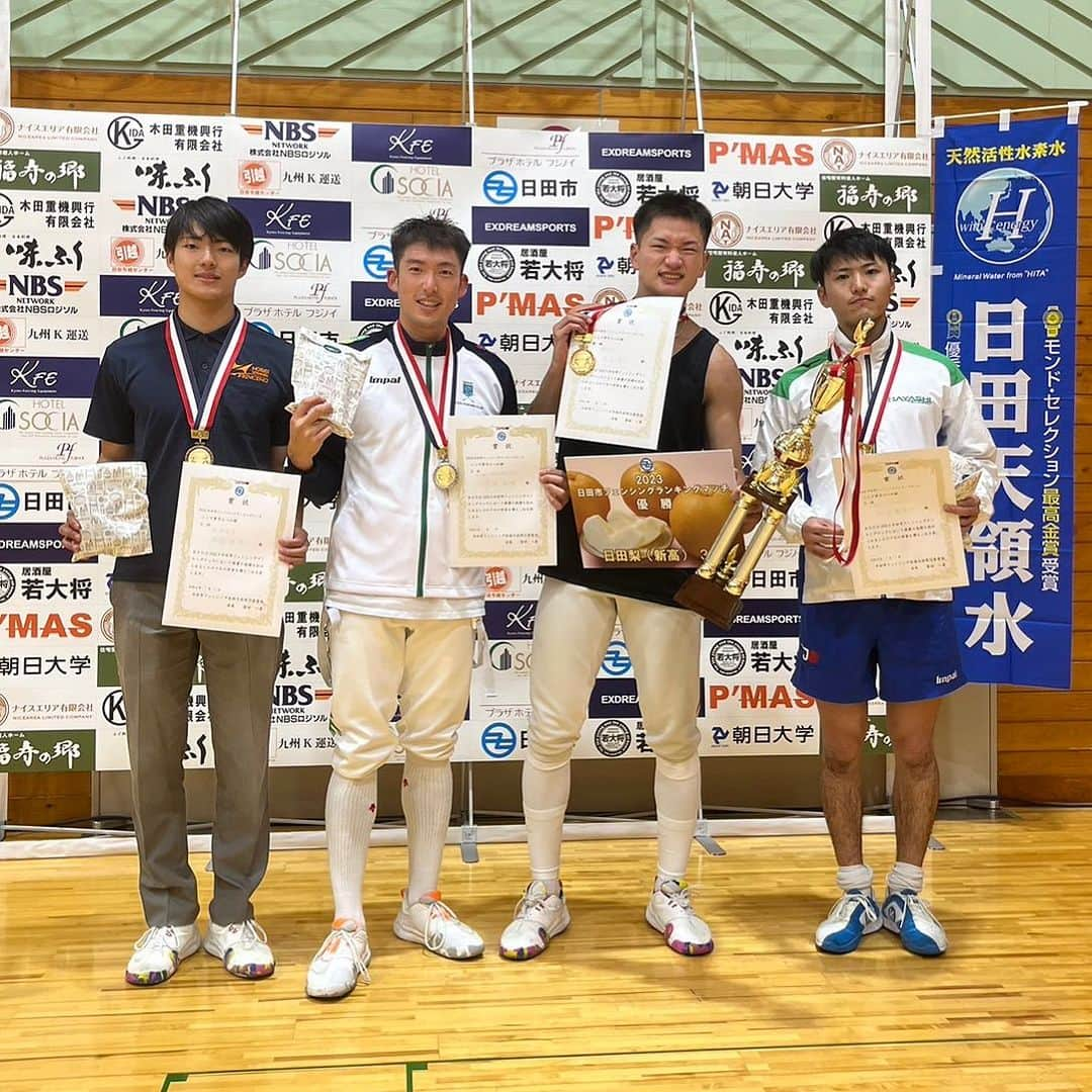 見延和靖のインスタグラム：「日田ランキングマッチ2位…🥈 最後は悔しい一本勝負。 応援してくださった皆さんありがとうございました！  今回の反省を活かし、魂に火をつけ、チャレンジし続けていきます🔥 限界のその先へ！ . . . . . . #NexusFencingClub #エリアリンク株式会社 #テクノジム ジャパン株式会社 #SCENTMATIC株式会社 #株式会社ＤＡＣホールディングス #azzafencing #ハローストレージ #KAORIUM #fencing #epee #フェンシング #エペ #エペジーーン #日本代表」