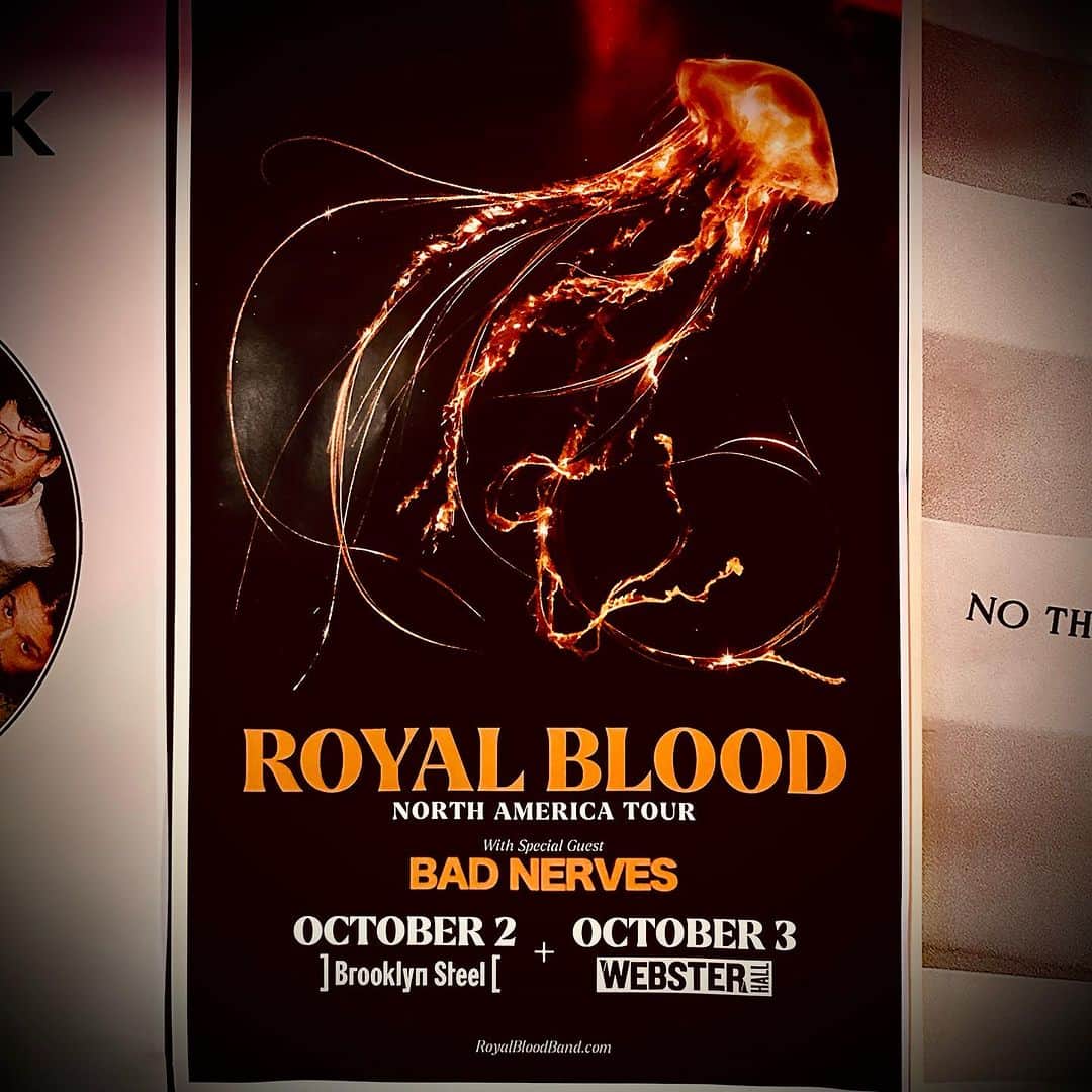 Julen Esteban-Pretelのインスタグラム：「Shooting @royalblooduk at Brooklyn Steel tonight for @limpress_jp #RoyalBlood #USTour #LiveMusic #TourDreams」