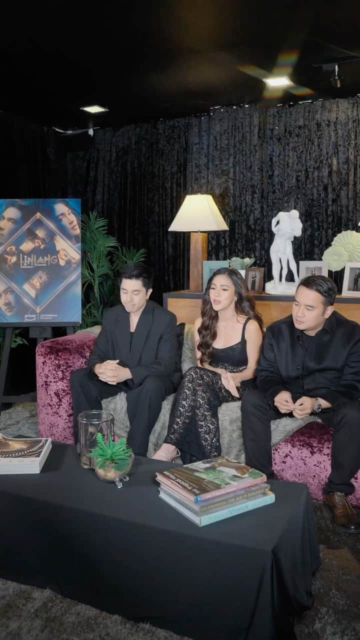 のインスタグラム：「#Linlang finally coming this Thursday Oct5 exclusive only on @primevideoph @primevideo available for streaming worldwide!💙🔥🖤 #LinlangMediaDay  Download the PrimeVideo App now to watch our #NewSeries #LinlangOnPrime」
