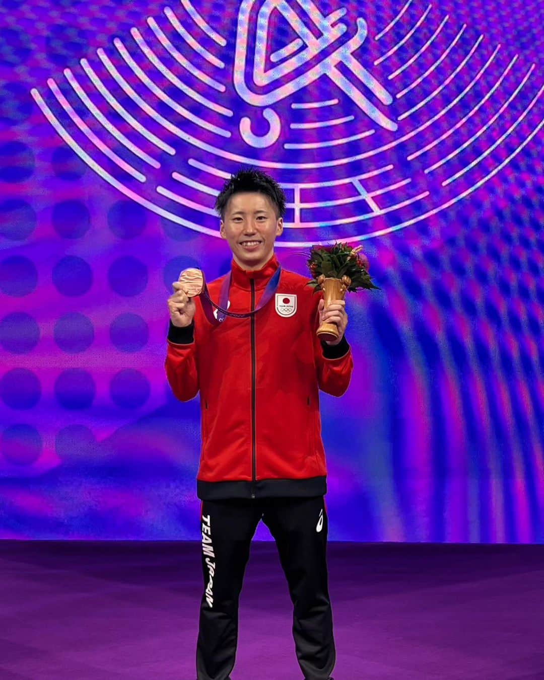 のインスタグラム：「#杭州アジア大会  #トランポリン は、#山田大翔 がアジア競技大会初出場で銅メダル獲得！メダル獲得は2大会ぶりのメダルとなりました。#宮野隼人 は5位の結果でした。  応援有り難うございました！！✨️🇯🇵  #体操ニッポン #AsianGames #teamjapan  @teamjapanjoc」
