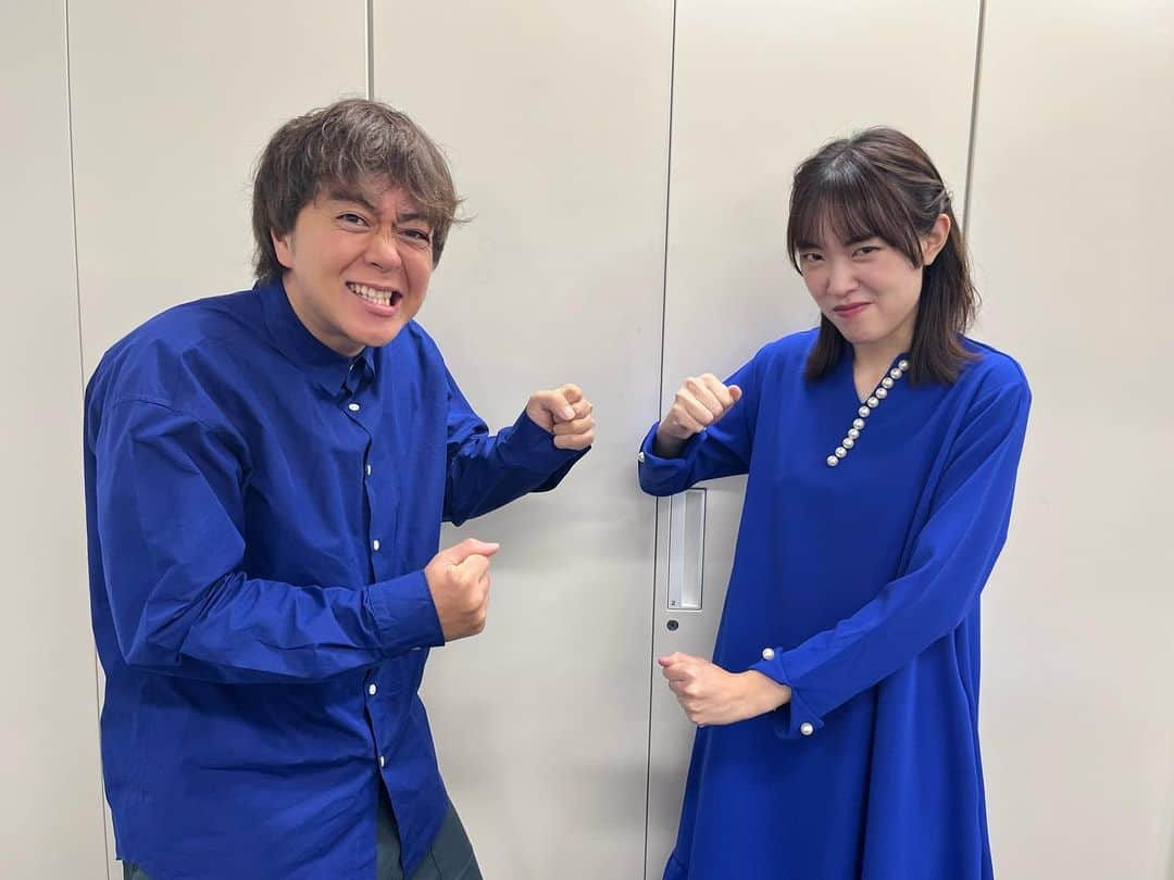 ABCテレビ「おはよう朝日です」さんのインスタグラム写真 - (ABCテレビ「おはよう朝日です」Instagram)「☀️おは朝ちょこっとニュース☀️  めっちゃブルーコーデの 2人を激写しました📸  🔵#ヒャダイン さん 🔵#澤田有也佳 #アナウンサー  どっちが青いかの頂上決戦🔥  #おは朝  #おはよう朝日です」10月3日 21時09分 - ohaasaofficial