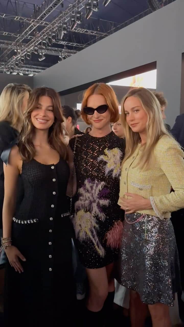 ELLE Magazineのインスタグラム：「Telling our kids these were the Marvels. #PFW 🎥: @clairecstern」