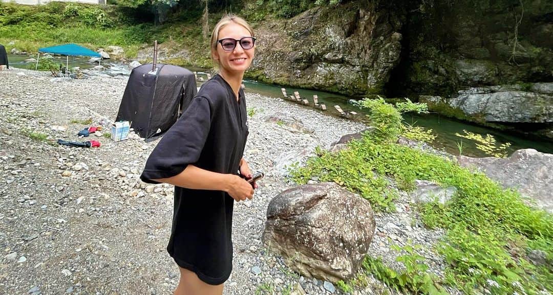 近藤みやびのインスタグラム：「涼しくなってきてからのテントサウナも最高に気持ちいだろうな🧖  #サウナ #サ活 #サ活女子 #テントサウナ #川サウナ #あきる野 #近藤みやび #埼玉 #所沢」