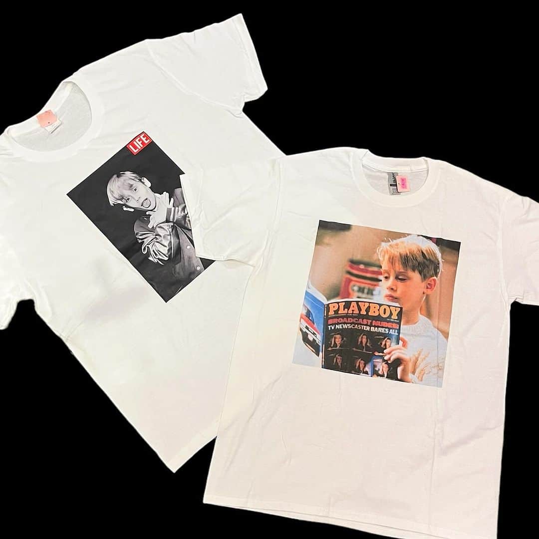 おもちゃやSPIRALのインスタグラム：「Macaulay Culkin Tee入荷しました！  Size L.XL」