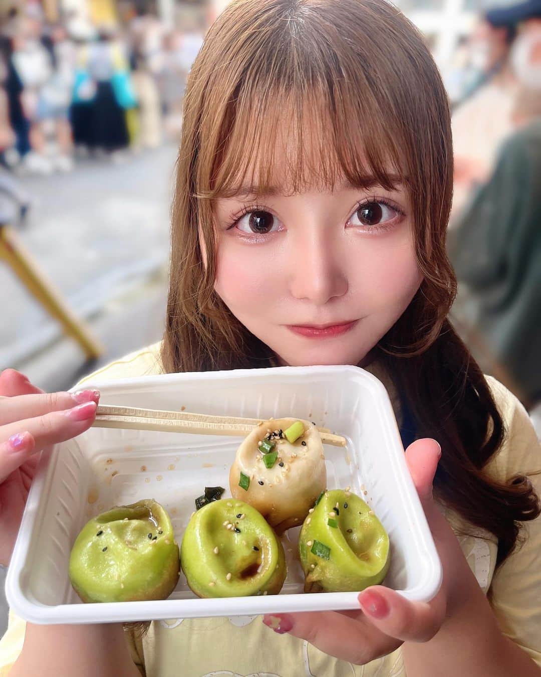 南まなのインスタグラム：「小籠包ってなまえかわいい」