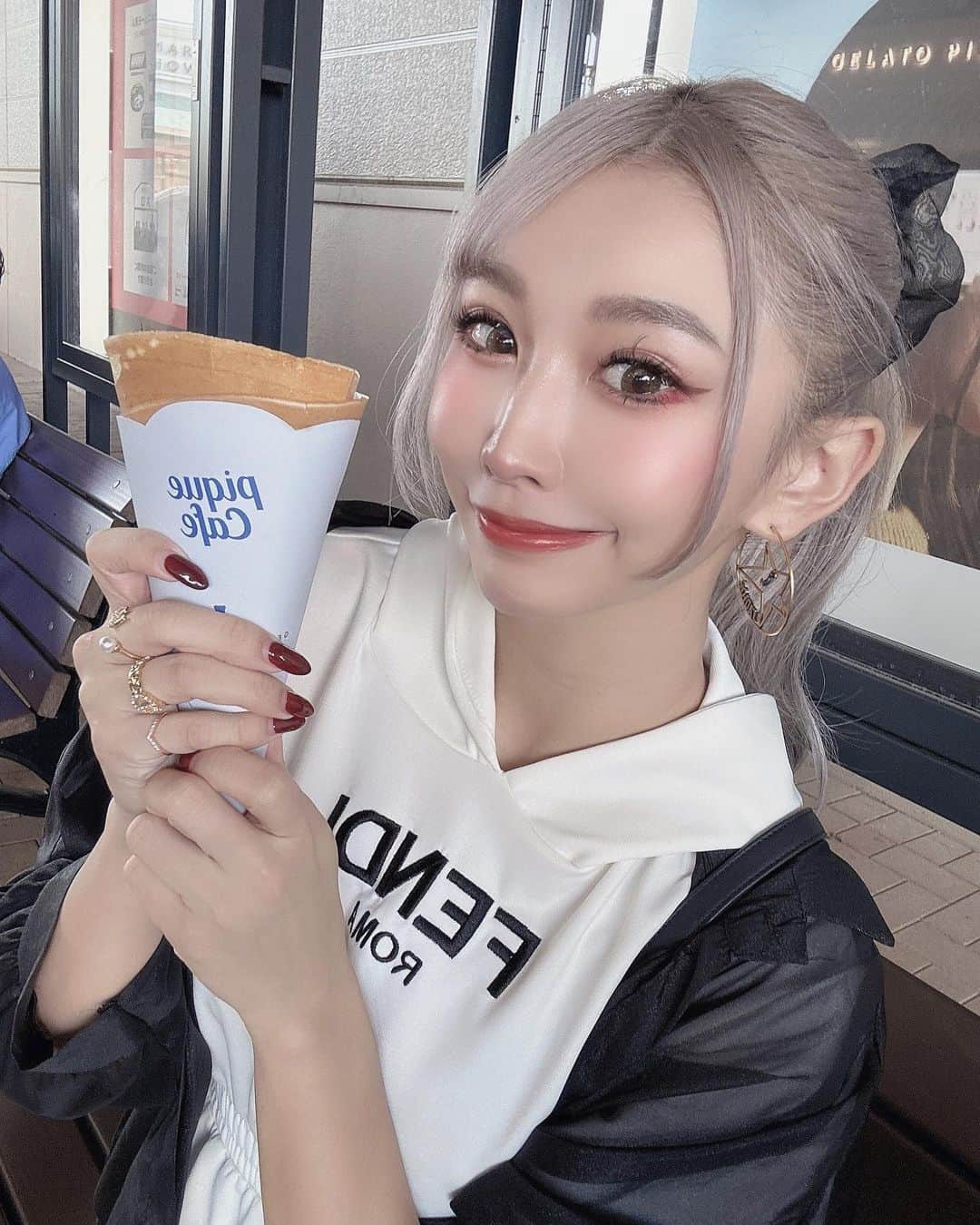 KAZUKIのインスタグラム：「クレープはしょっぱいご飯系が好き💭  Kazuki」